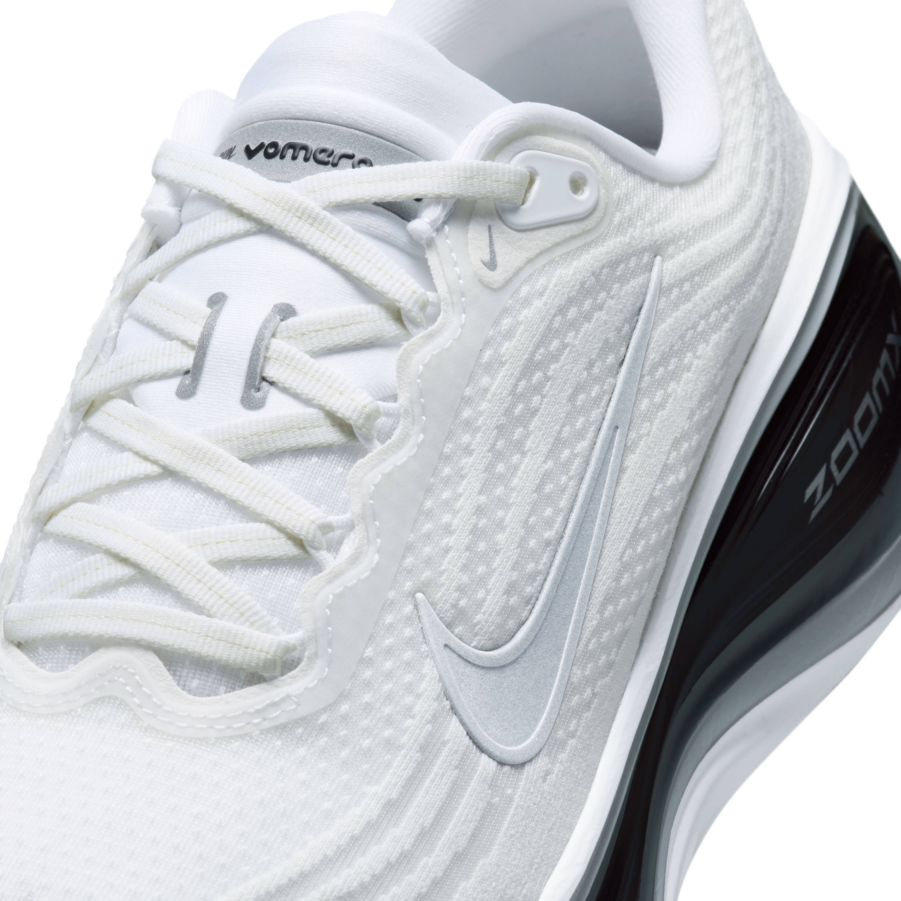 Nike Vomero Plus White Black Cool Grey Detail