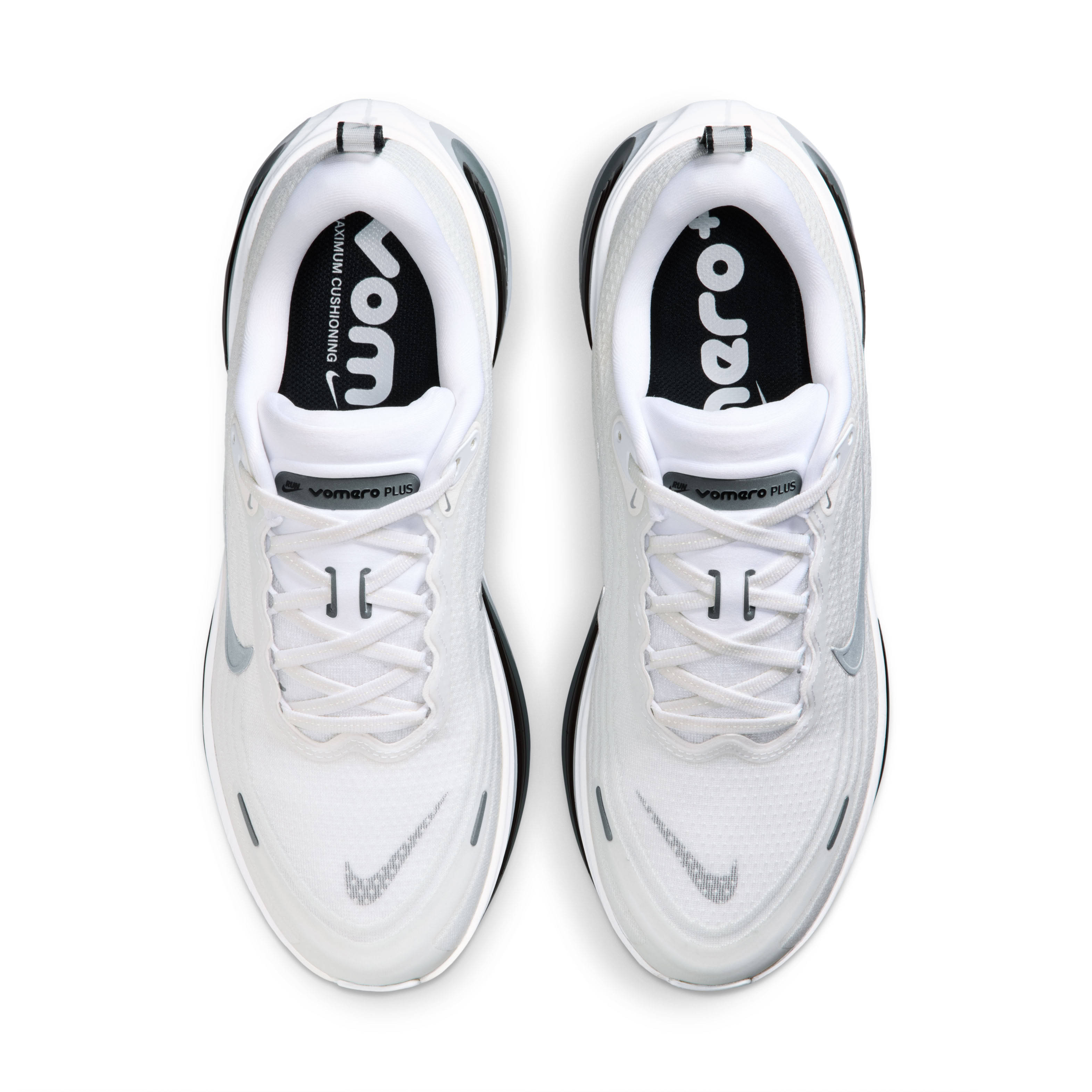 Nike Vomero Plus White Black Cool Grey Top