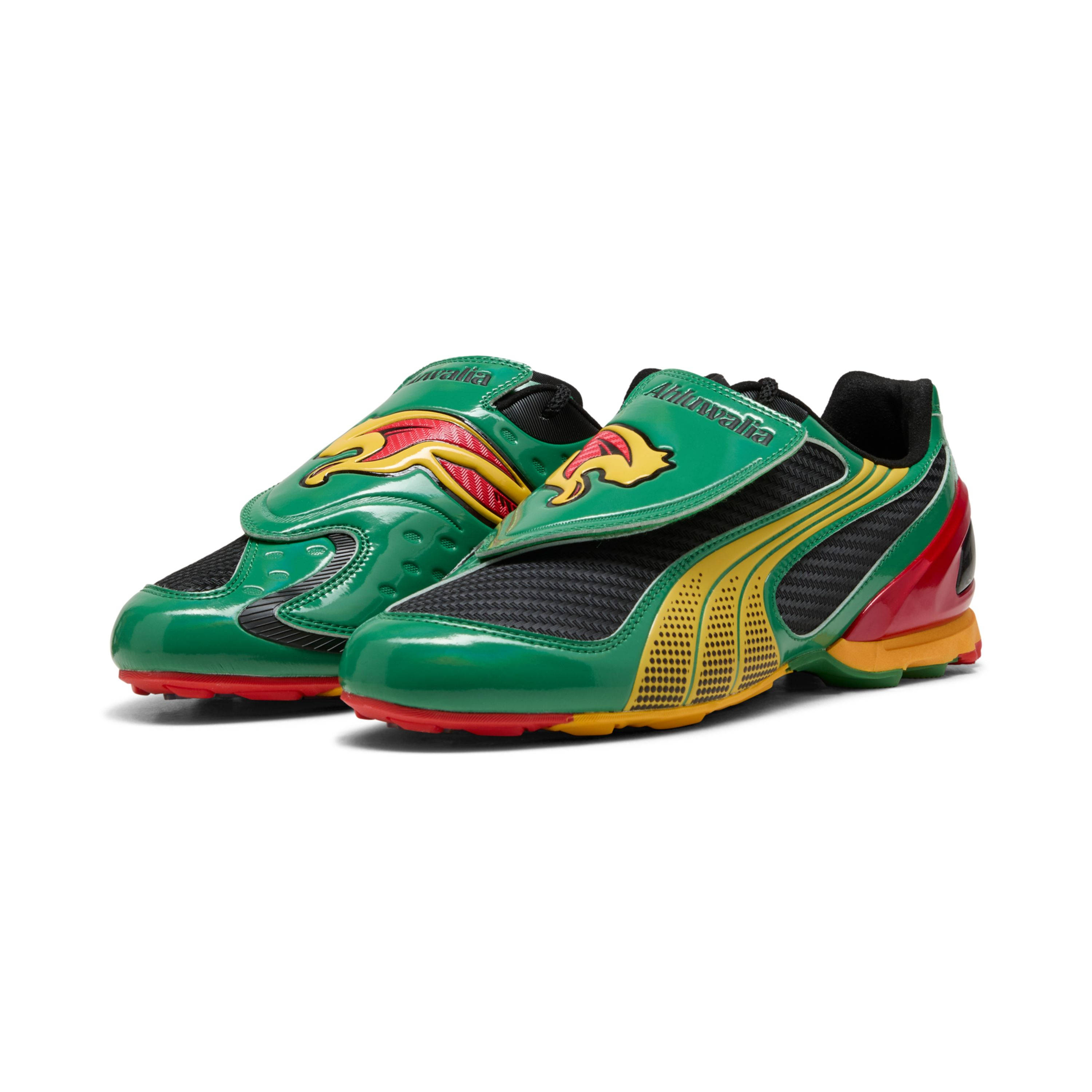 Puma V-S1 GR Ahluwalia OP1 Green Yellow 405836-01 front
