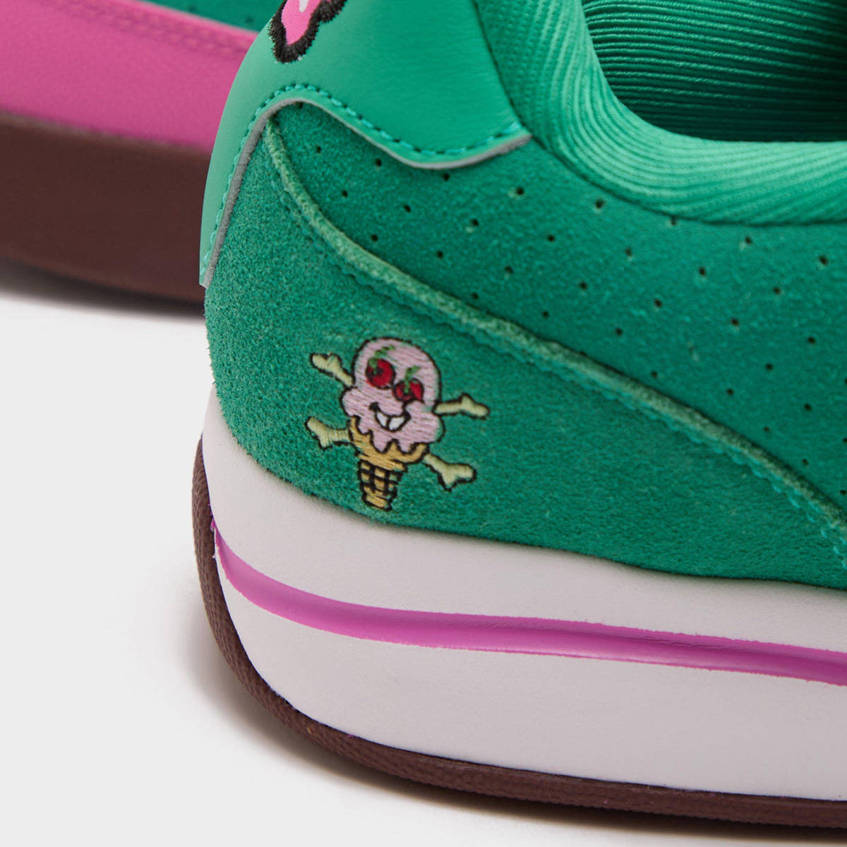 Reebok x BBC Icecream Board Flip Watermelon Side Detail