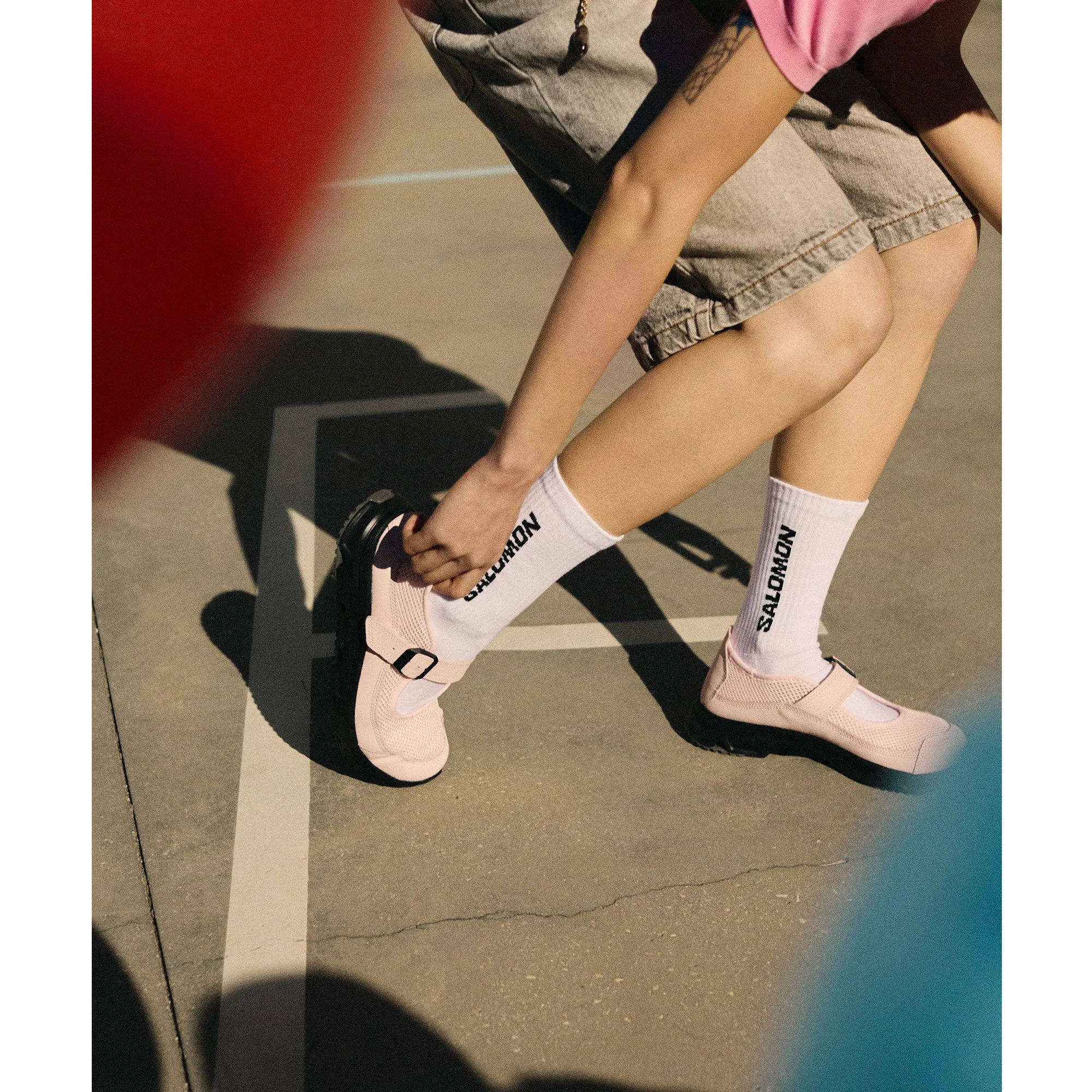 Salomon RX Marie-Jeanne Icy Pink L49206700 on foot