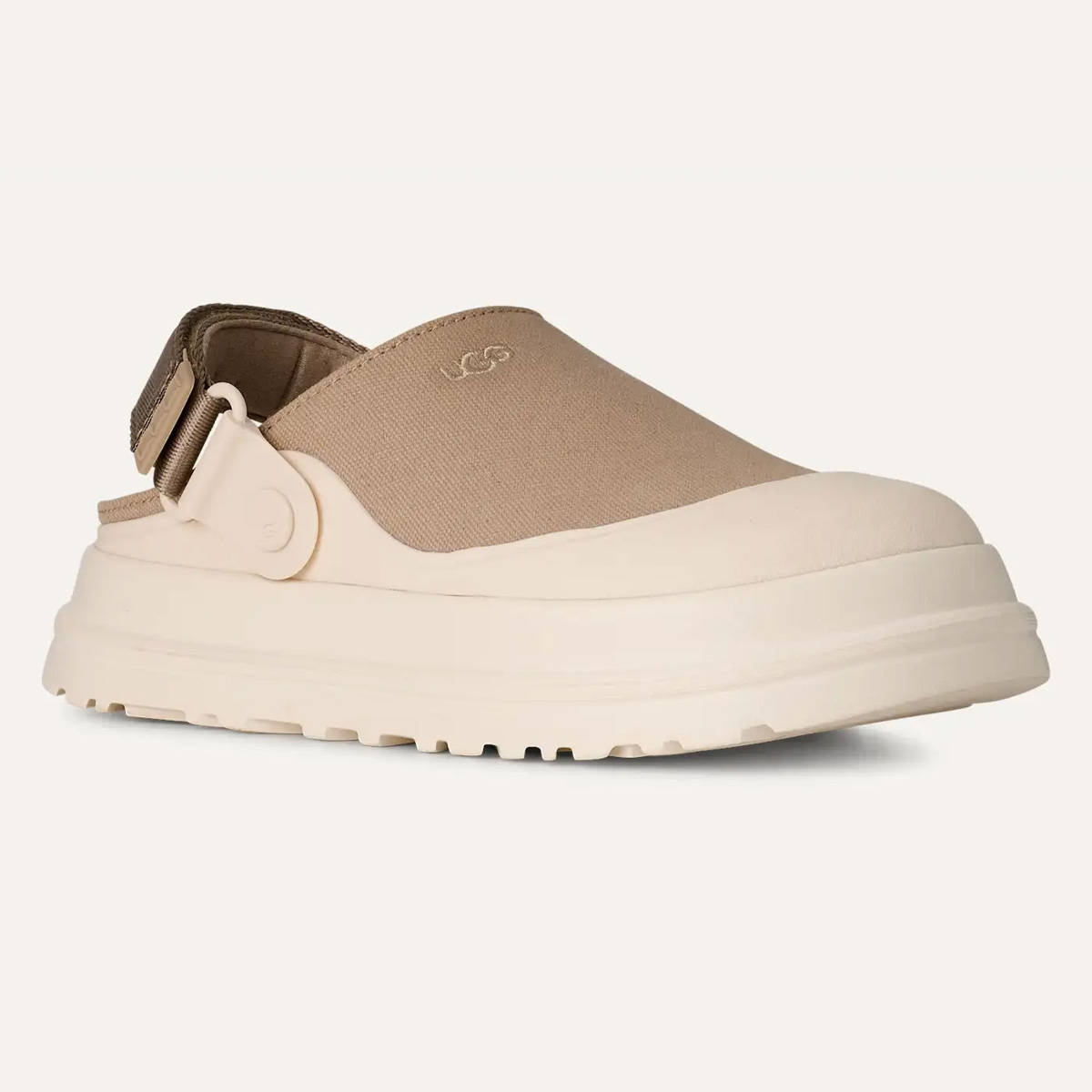 UGG GoldenGlow Canvas Clog Mustard Seed Front