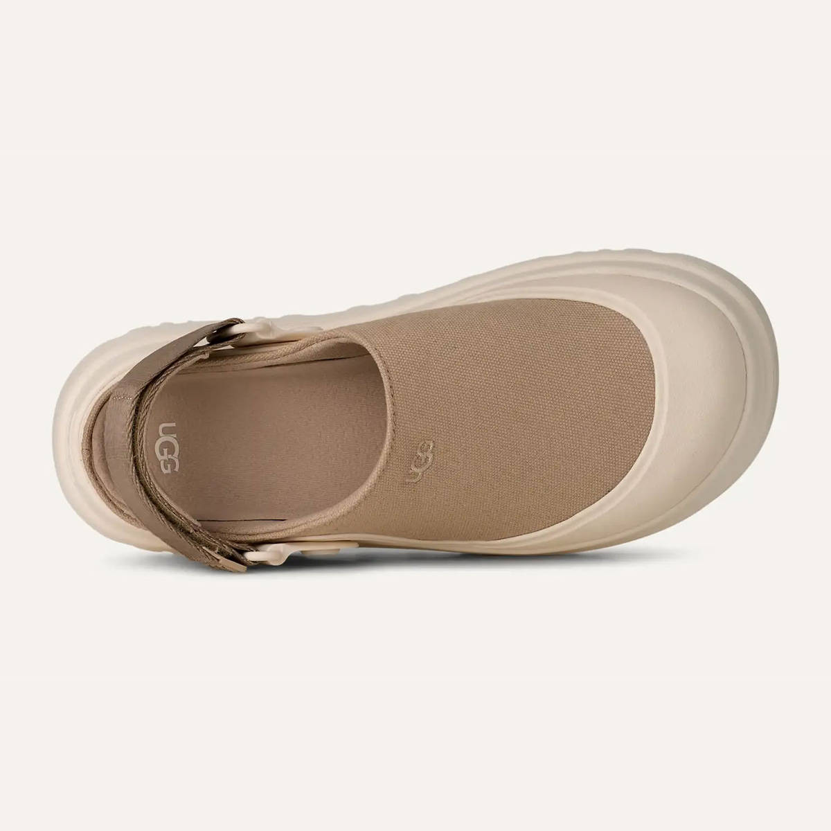 UGG GoldenGlow Canvas Clog Mustard Seed Top