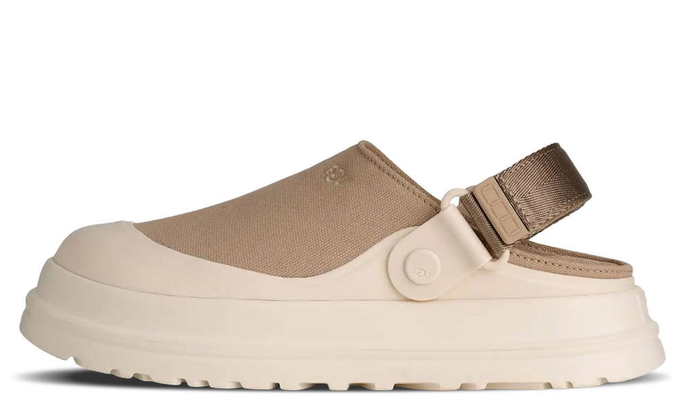 UGG GoldenGlow Canvas Clog Mustard Seed