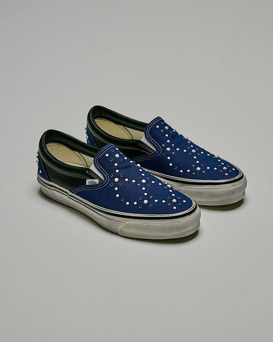 Vans LX Classic Slip-On 98 Pearlized Pack Indigo VN000D9PIND side