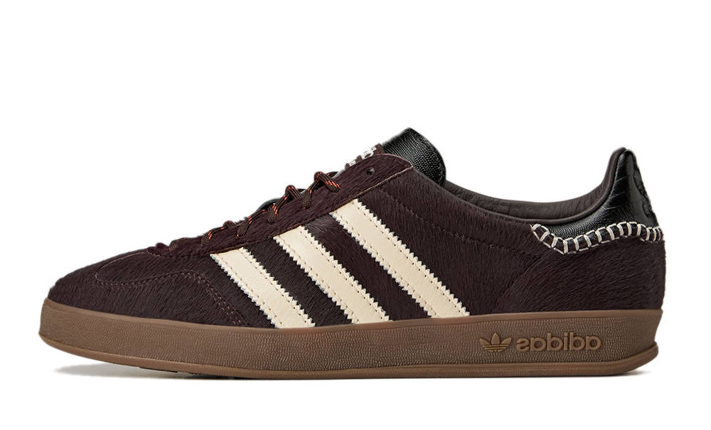 Wales Bonner x adidas Gazelle Indoor Pony Hair Dark Brown