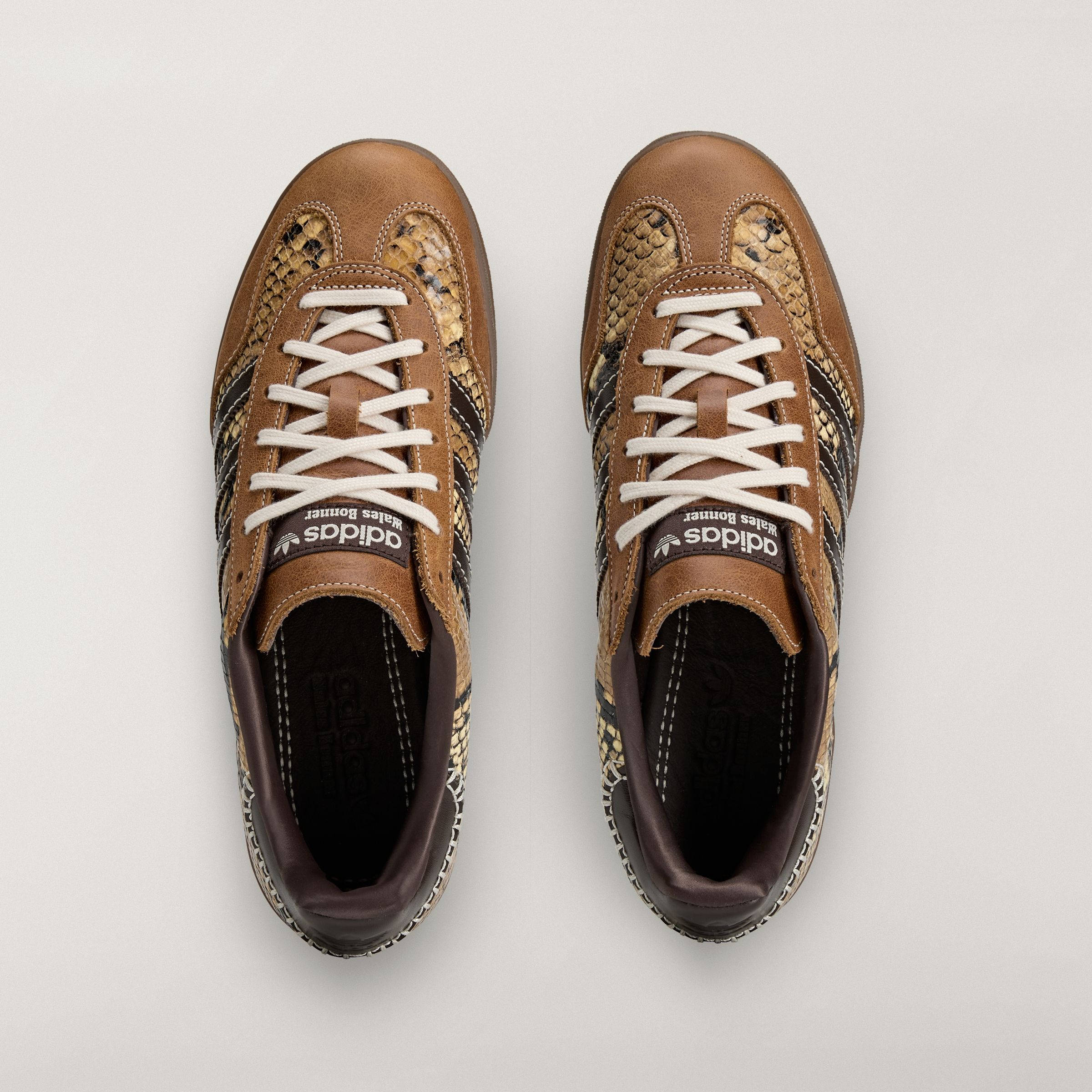 Wales Bonner x adidas Gazelle Indoor Snakeskin Brown KK3641 middle
