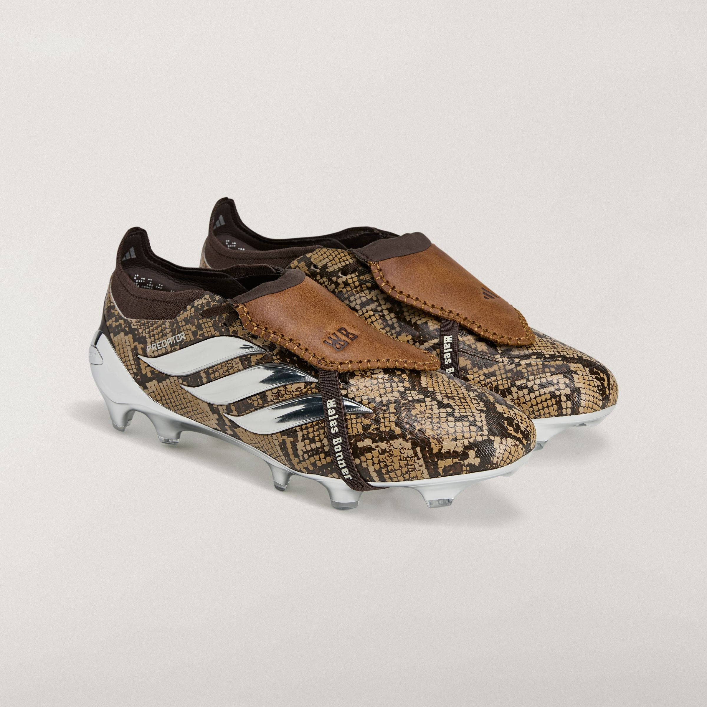 Wales Bonner x adidas Predator Snakeskin Brown JR4430 front