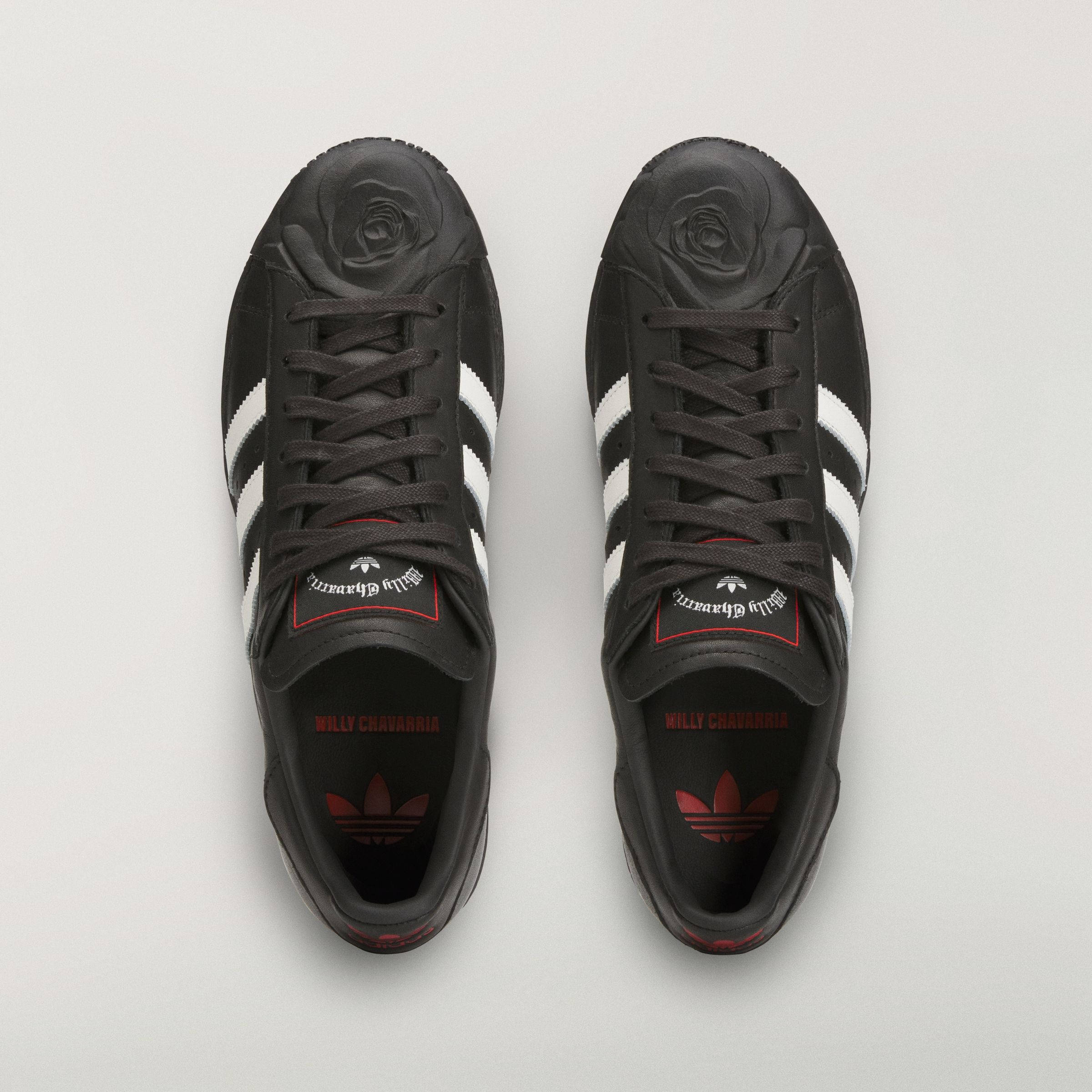 Willy Chavarria x adidas Superstar Black Off-White Red KI5156 middle
