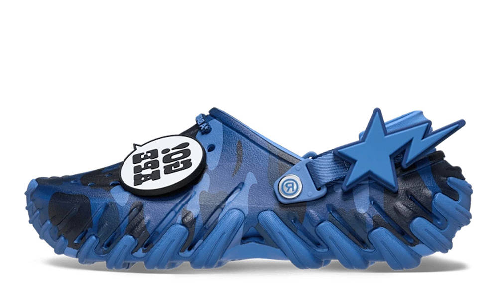 A BATHING APE x Crocs Echo RO Clog Navy