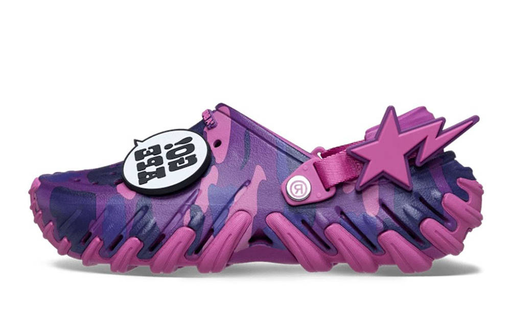 A BATHING APE x Crocs Echo RO Clog Purple
