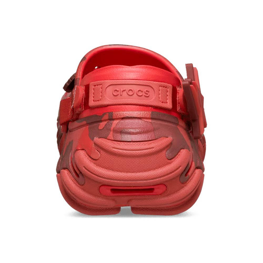 A BATHING APE x Crocs Echo RO Clog Red 213140-8C1 back