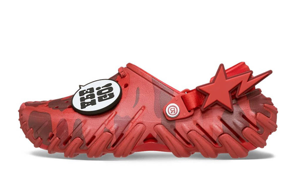 A BATHING APE x Crocs Echo RO Clog Red