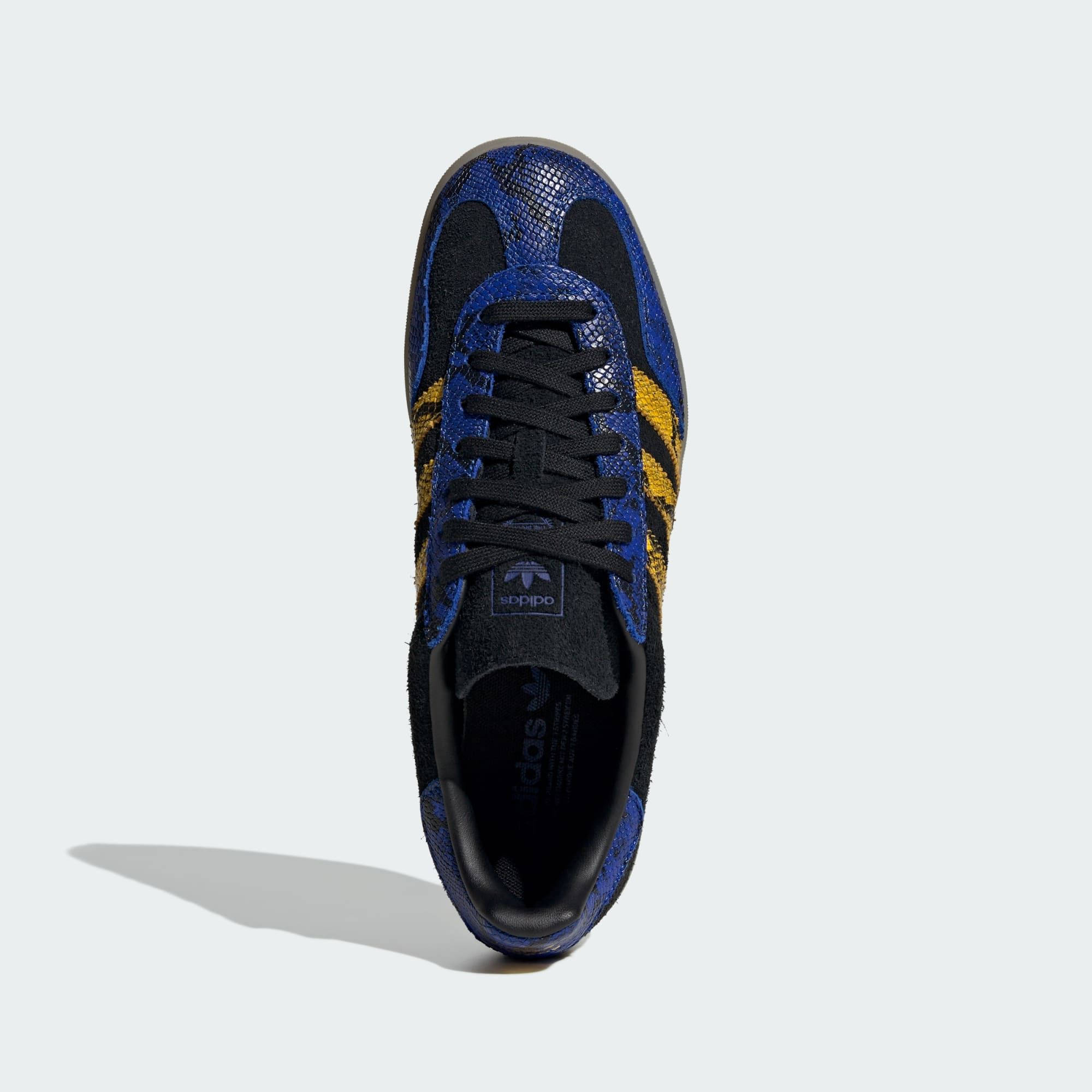 adidas Gazelle Indoor Suede Snakeskin Blue KH9699 middle