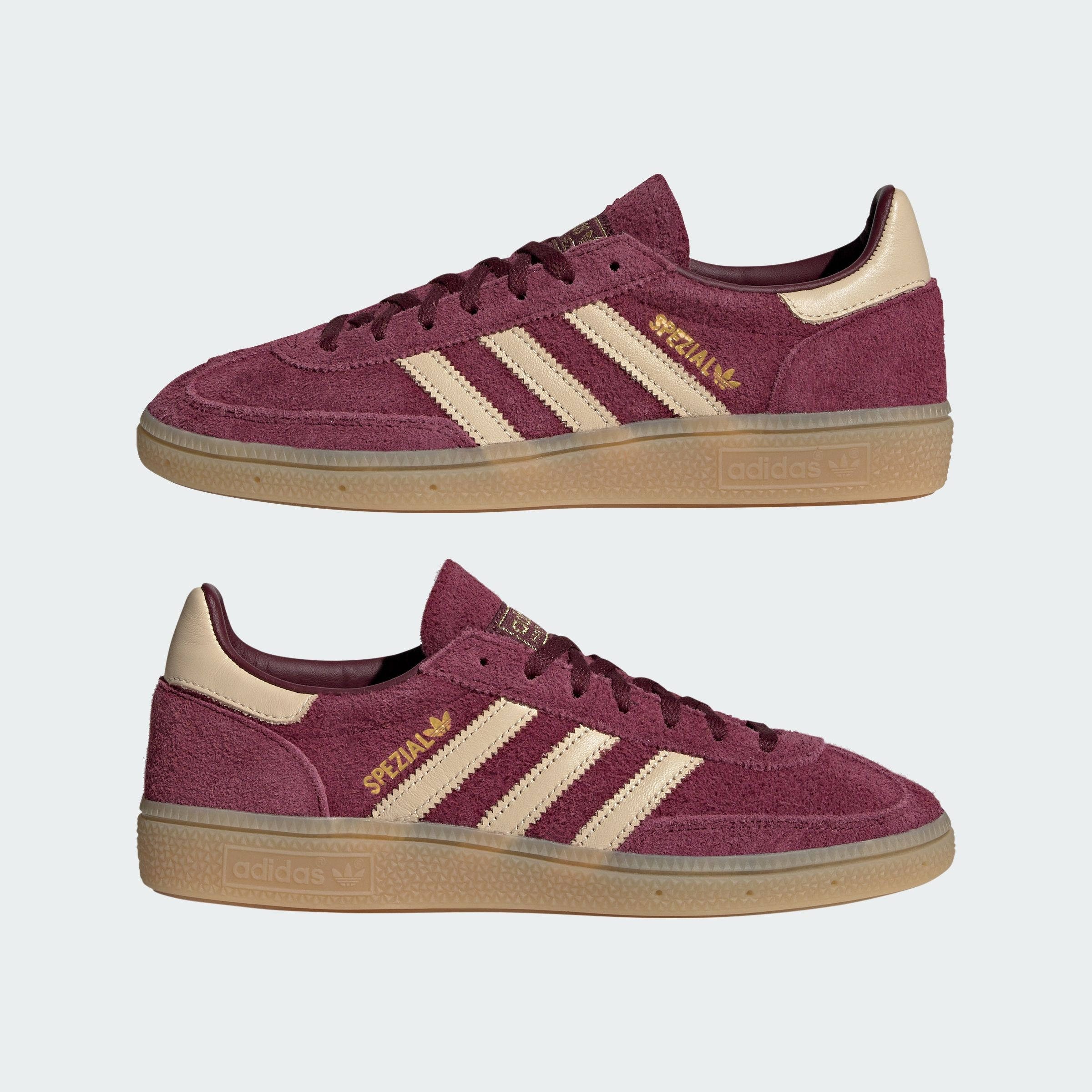 adidas Handball Spezial Maroon Warm Vanilla KK0929 feature