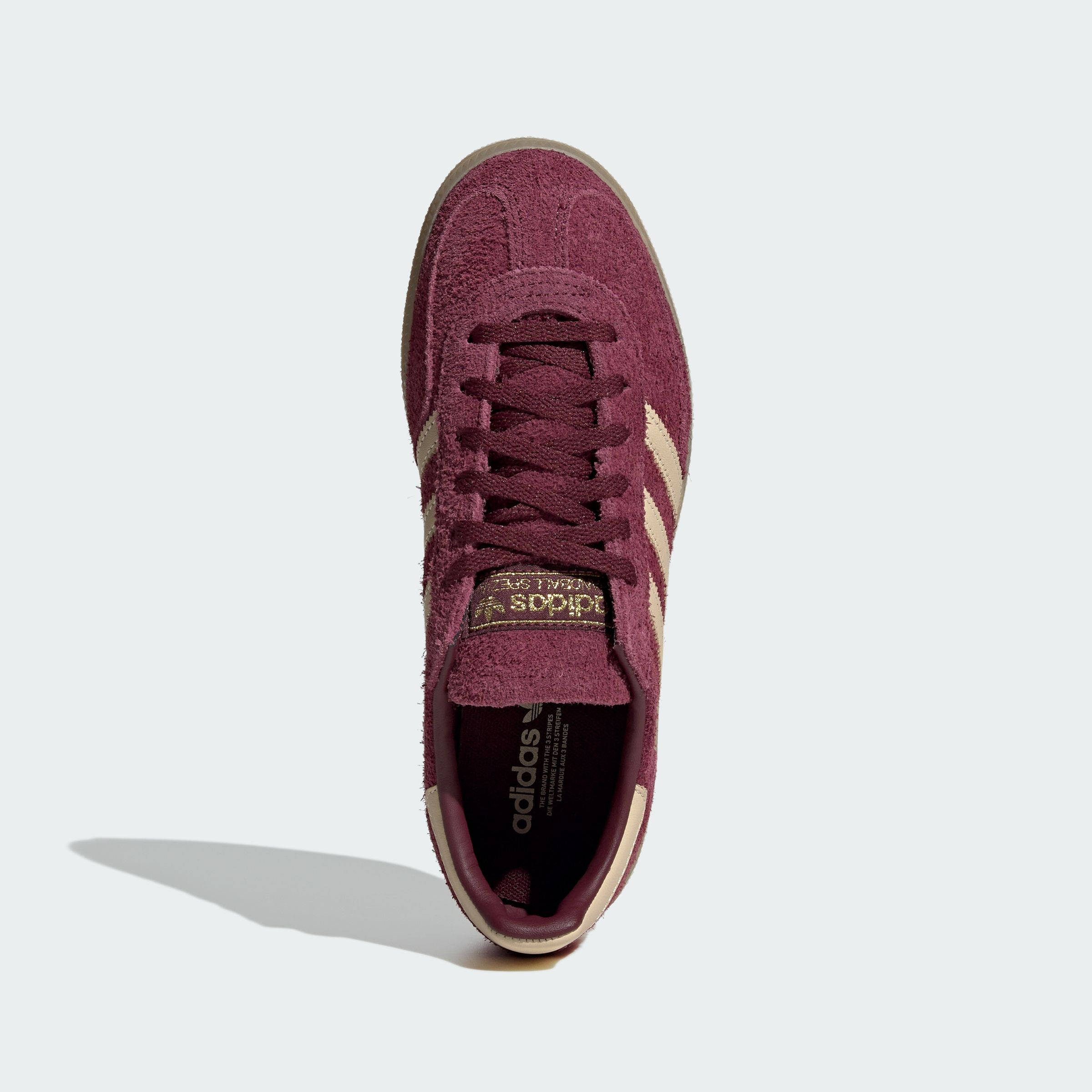 adidas Handball Spezial Maroon Warm Vanilla KK0929 middle