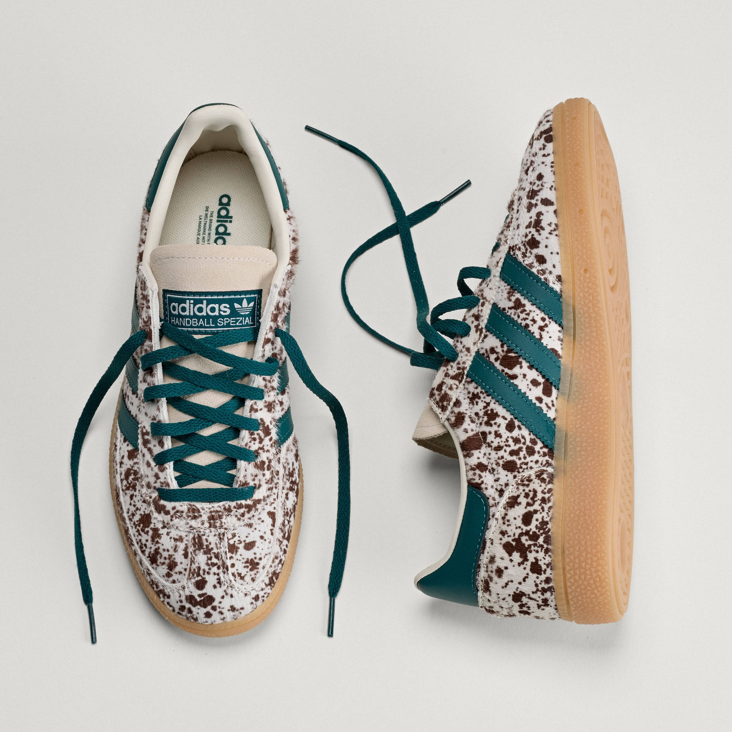 adidas Handball Spezial Pony Hair Off White Green Top