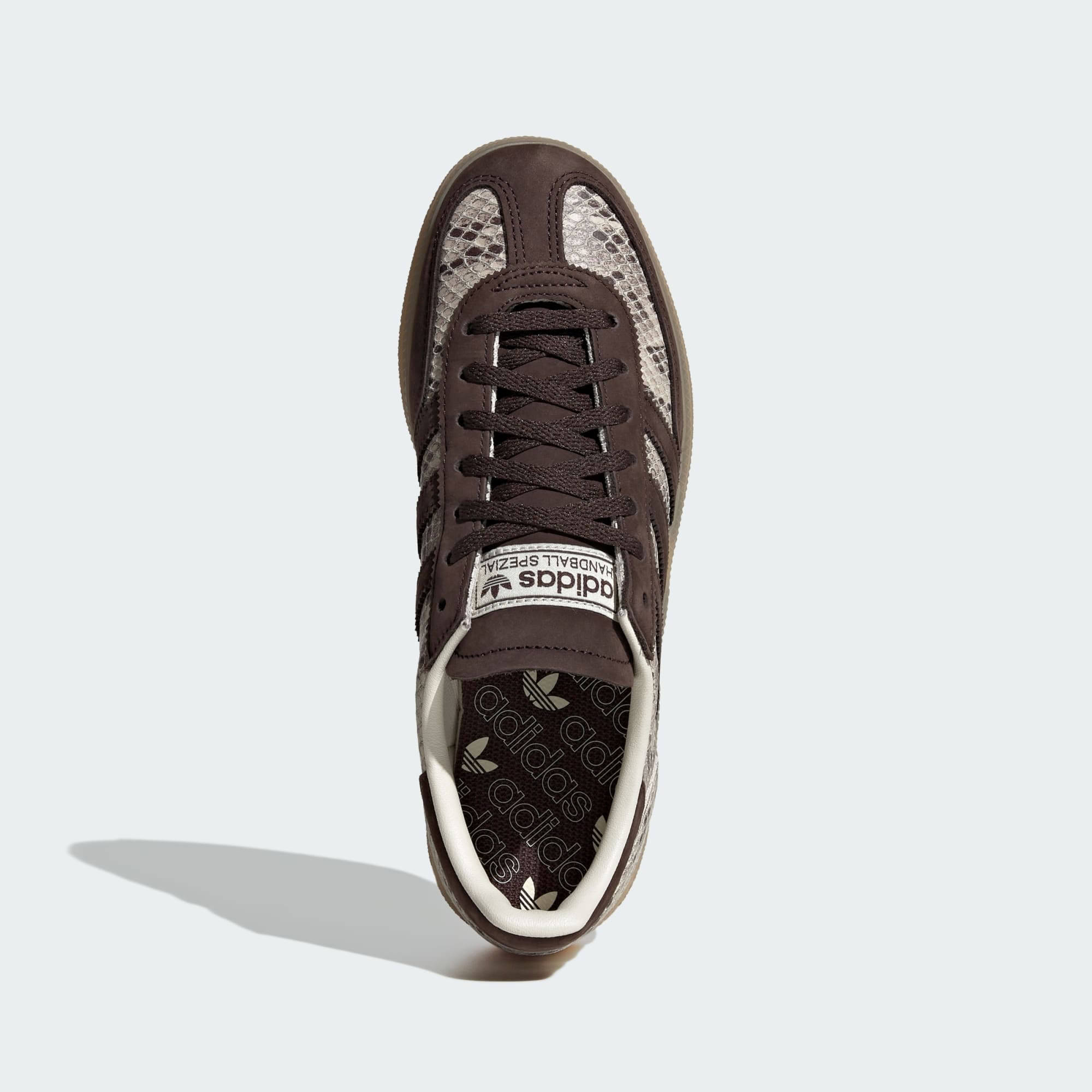 adidas Handball Spezial White Brown Snakeskin Top
