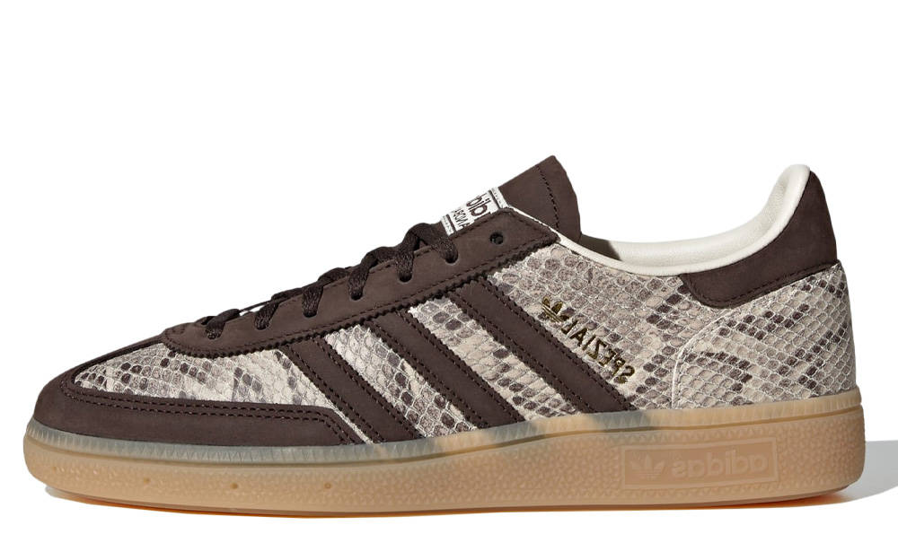 adidas Handball Spezial White Brown Snakeskin