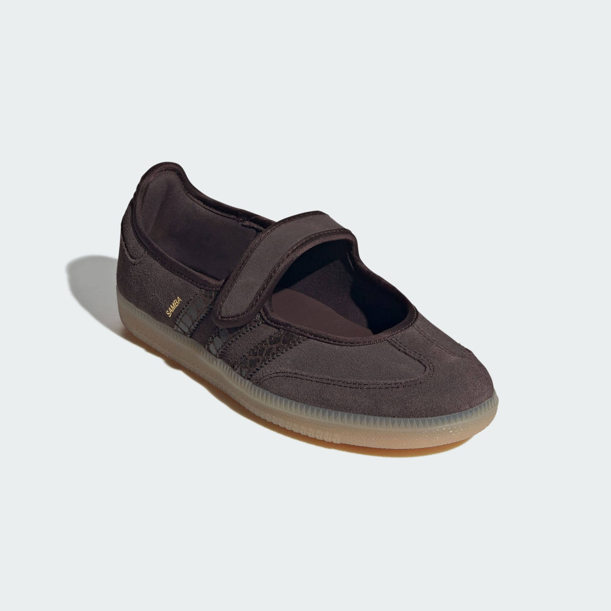 adidas Samba Mary Jane Croc Aurora Coffee Front