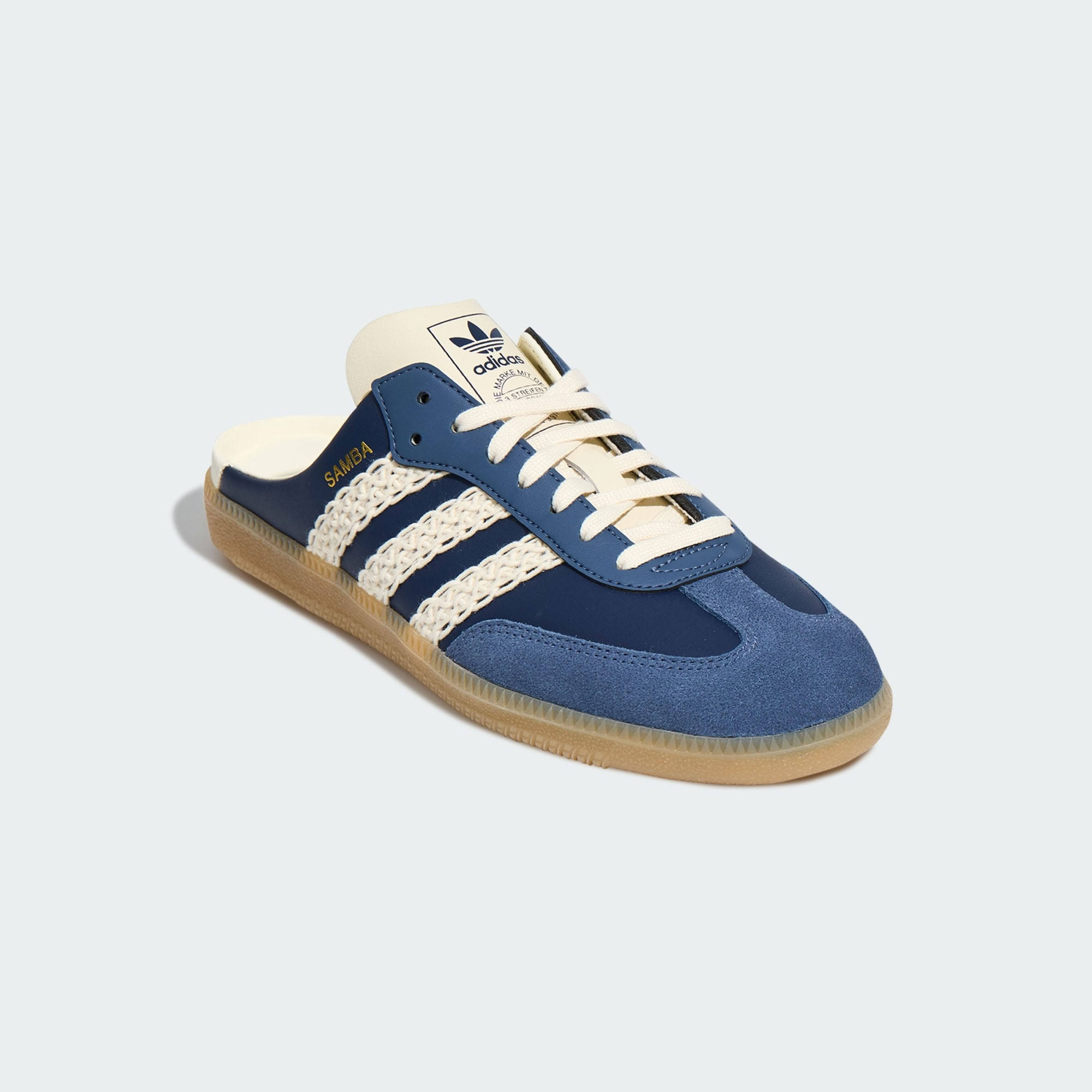 adidas Samba Mule Navy Front