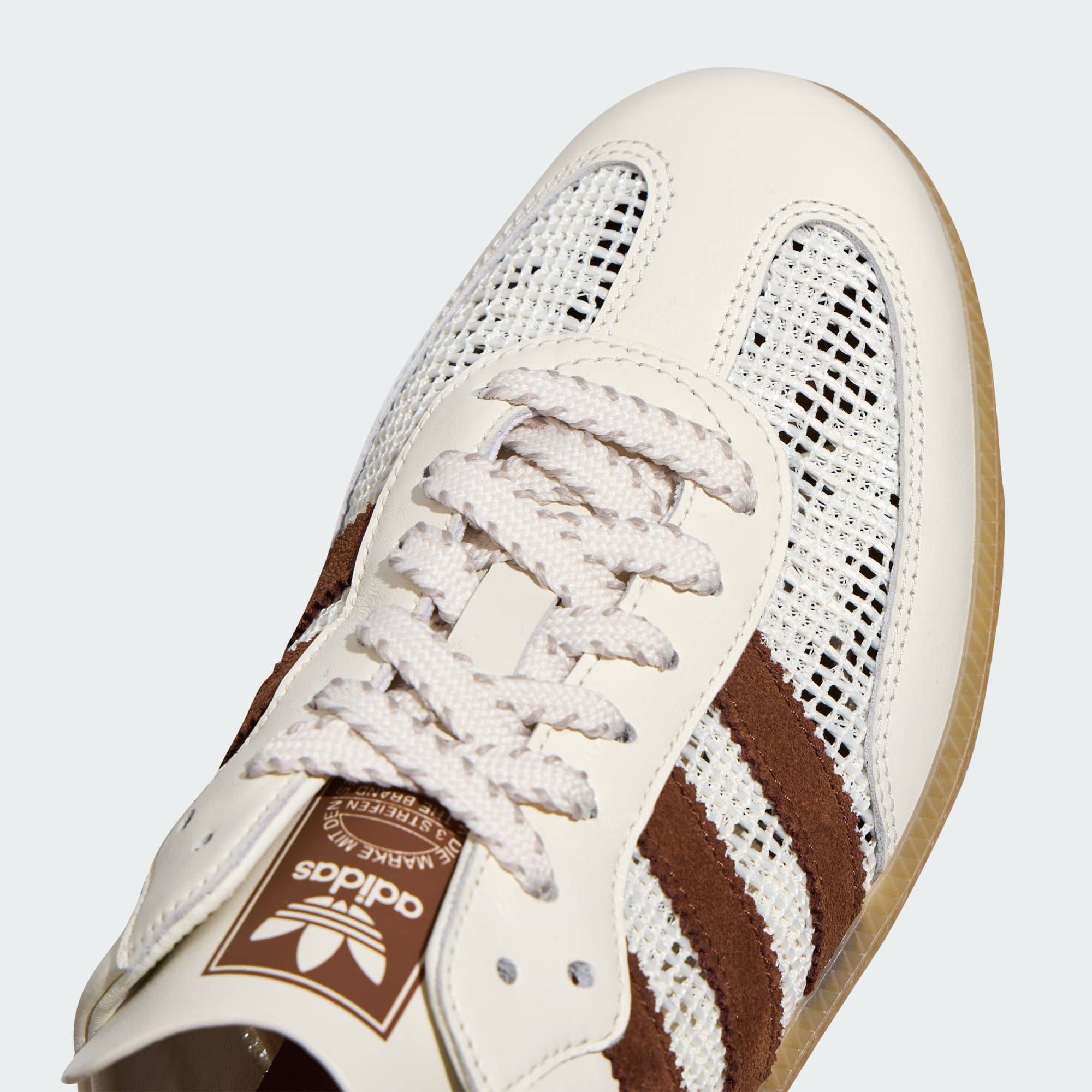 adidas Samba Mule Off-White Brown HP5050 toe
