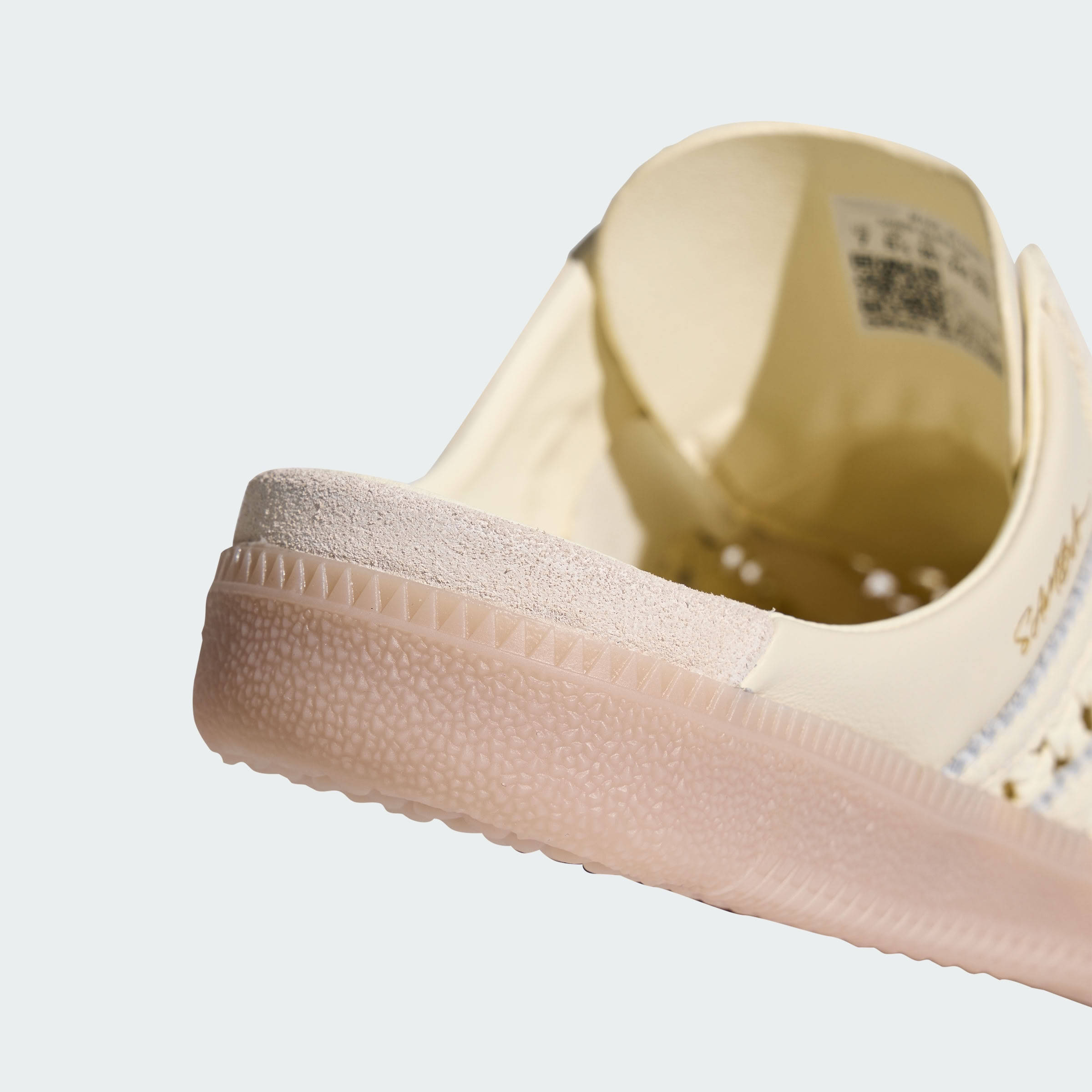 adidas Samba Mule Woven Cream White Detail 1