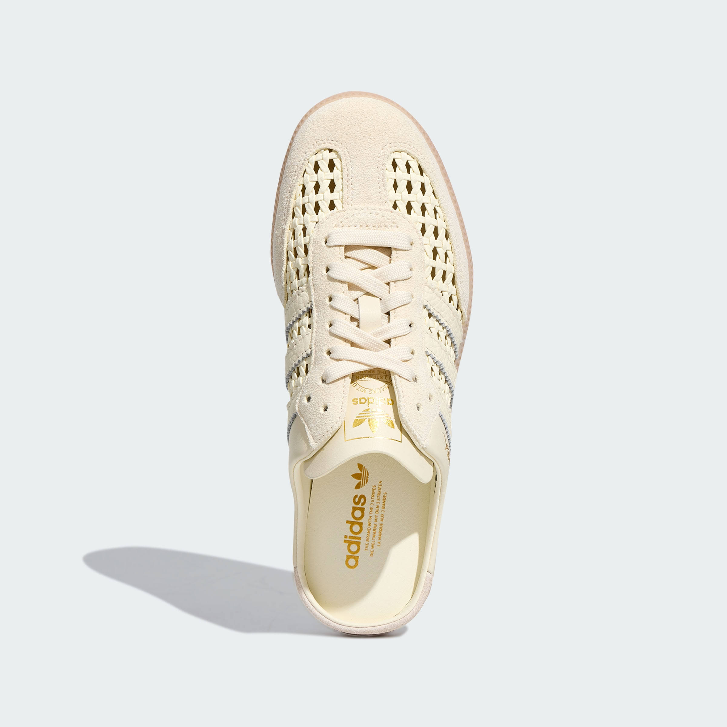 adidas Samba Mule Woven Cream White Top
