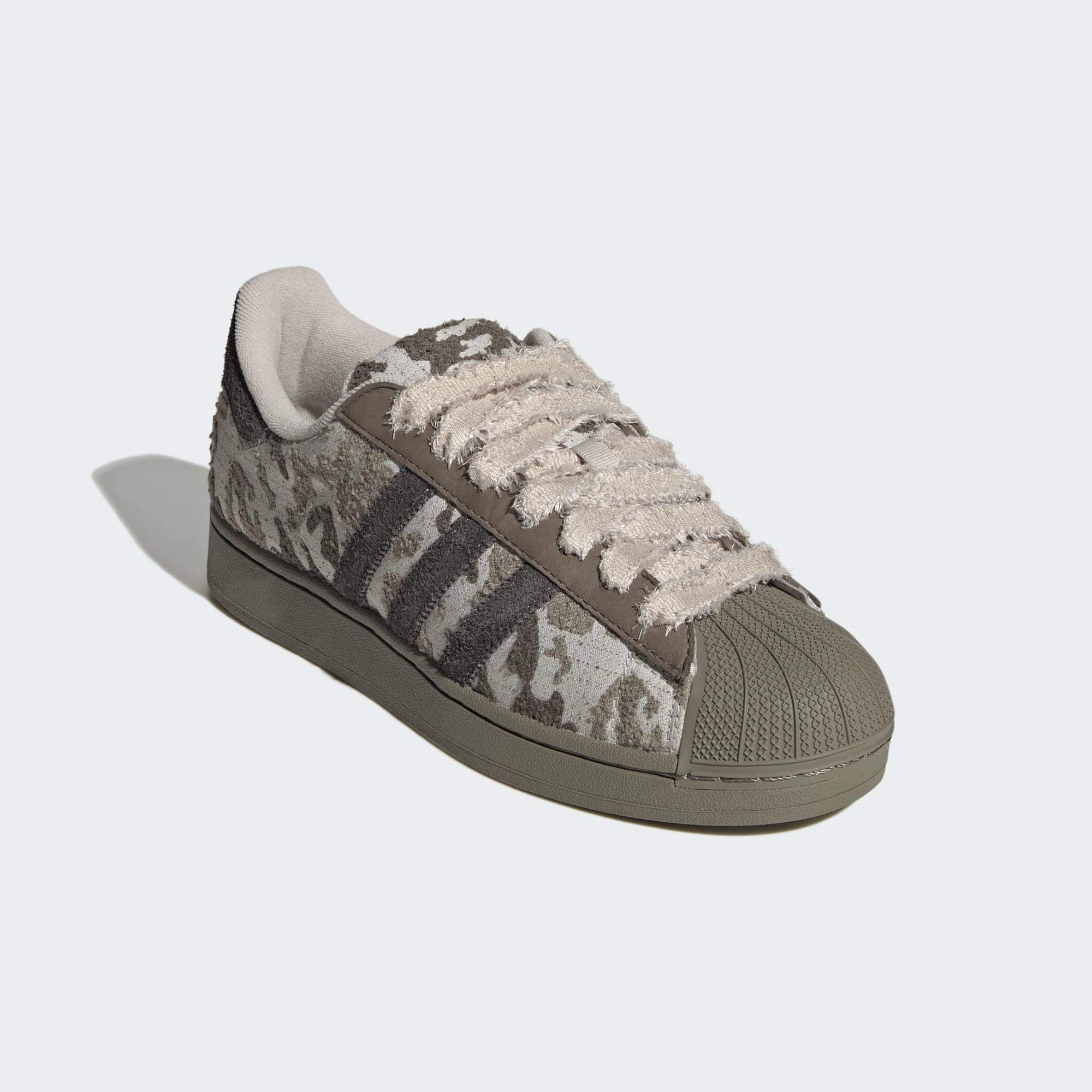 adidas Superstar II Green Camo KJ7547 front