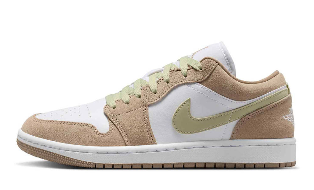 Air Jordan 1 Low Khaki Olive Aura