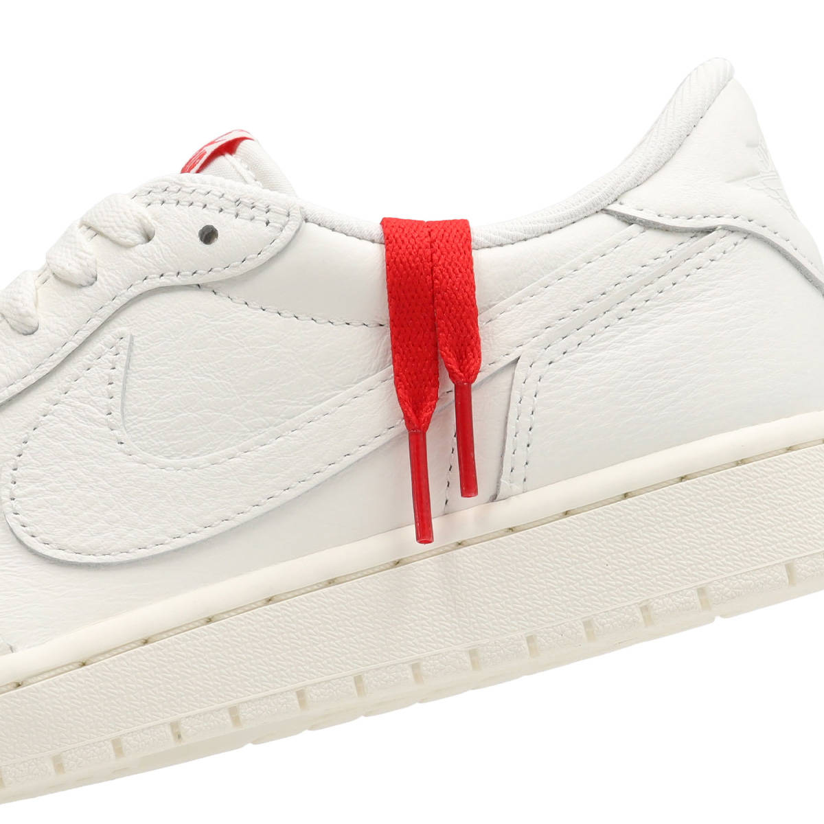 Air Jordan 1 Low OG Sail University Red Detail 1