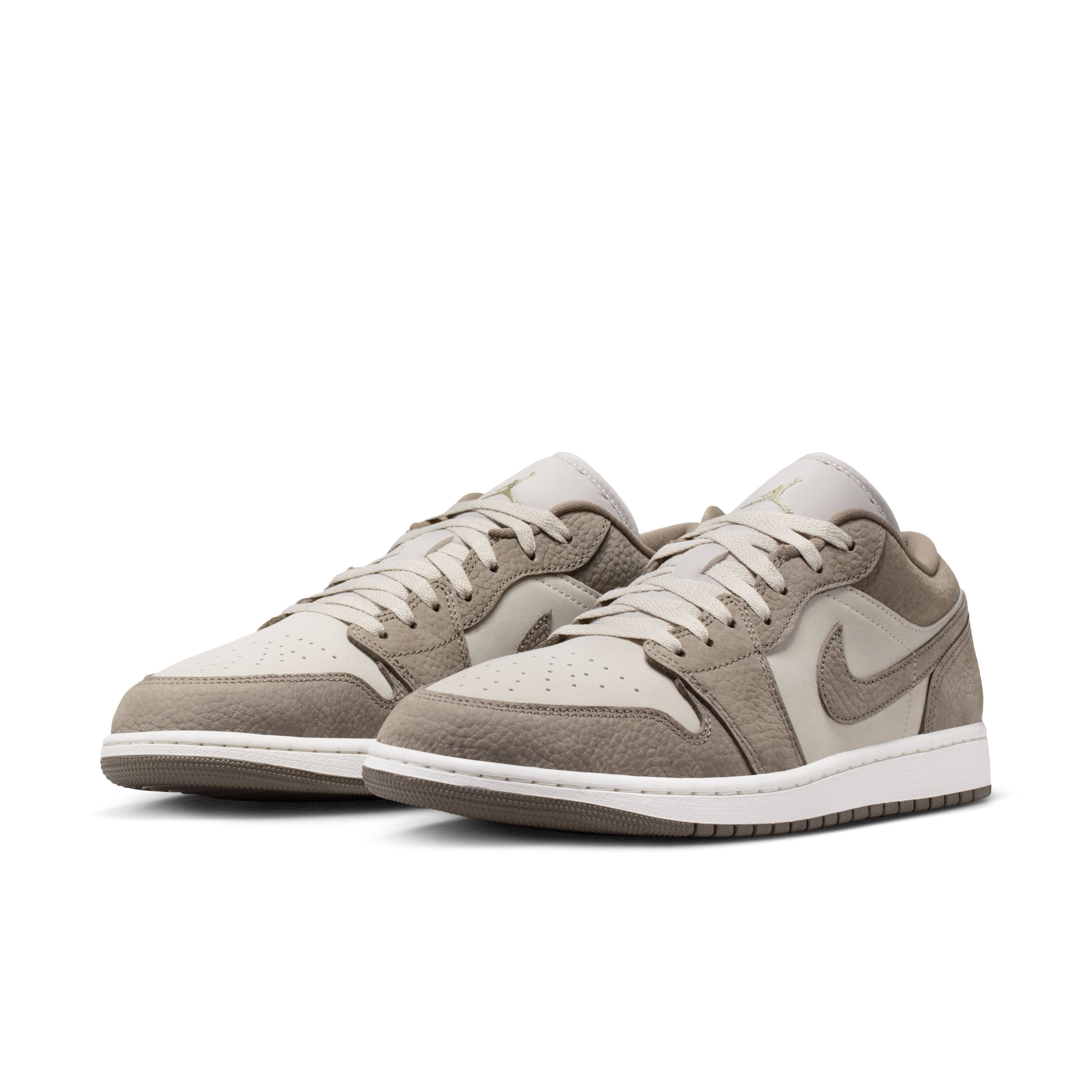 Air Jordan 1 Low Olive Grey Pair