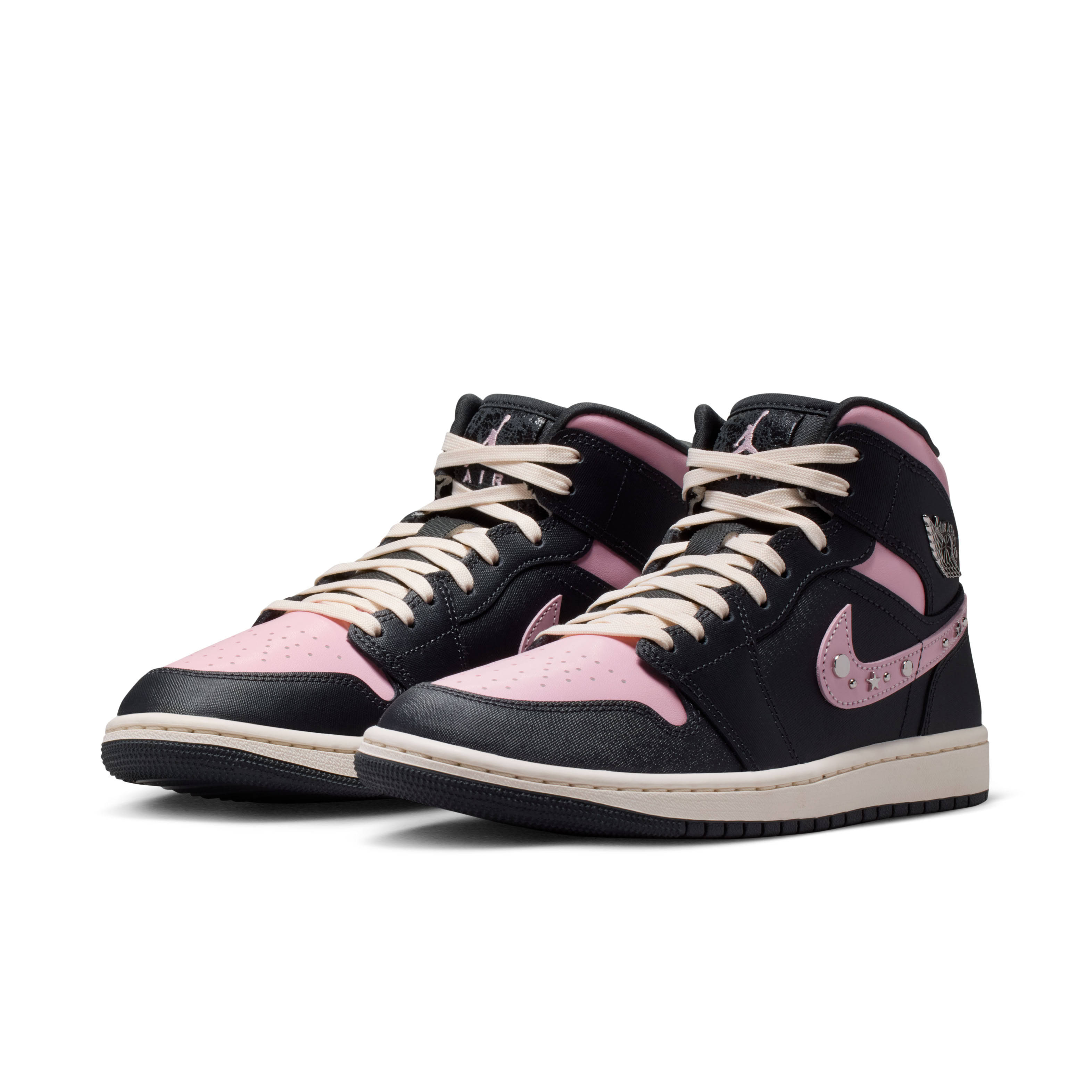 Air Jordan 1 Mid SE Iced Carmine Pair