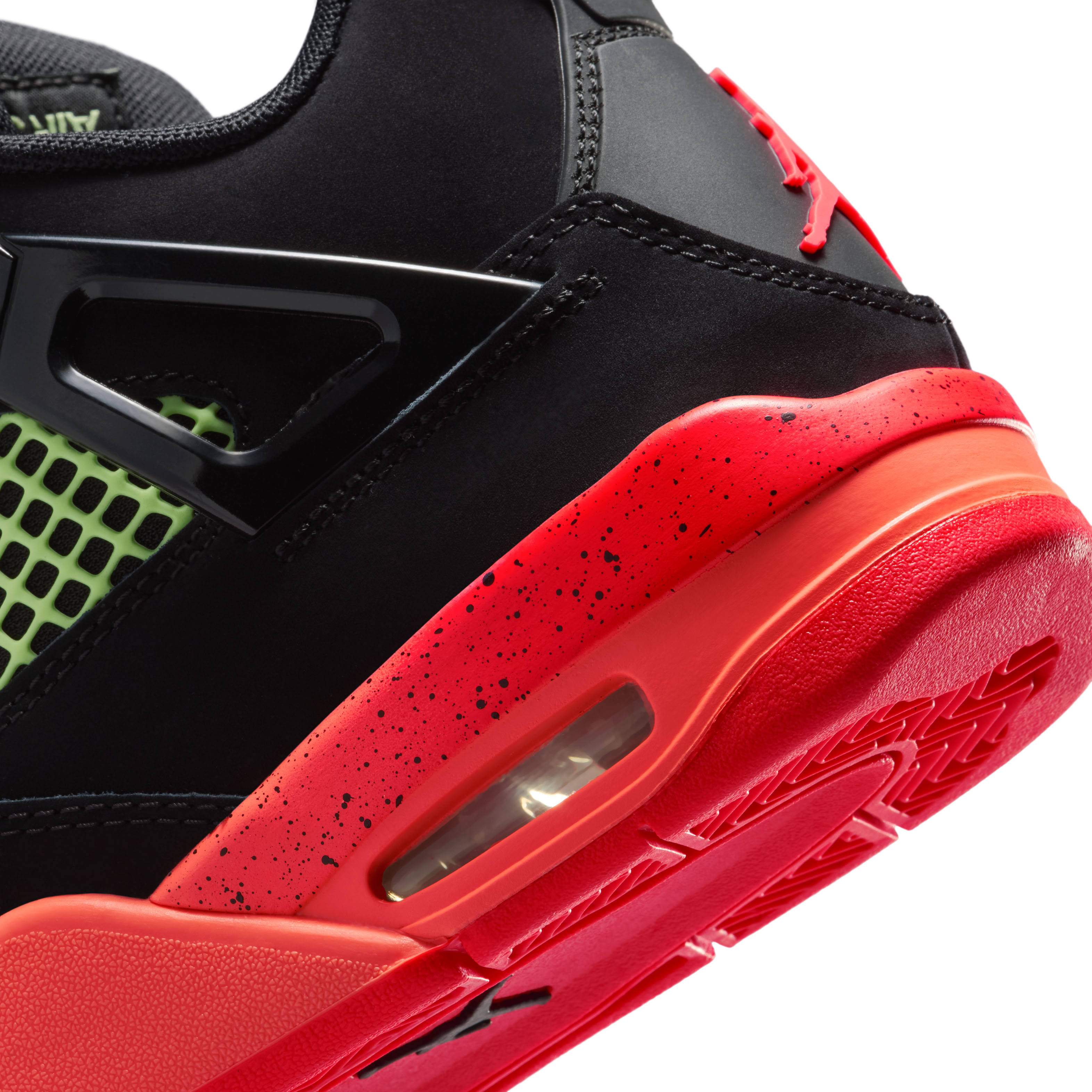 Air Jordan 4 Retro GS Black Infrared 23 Detail 1