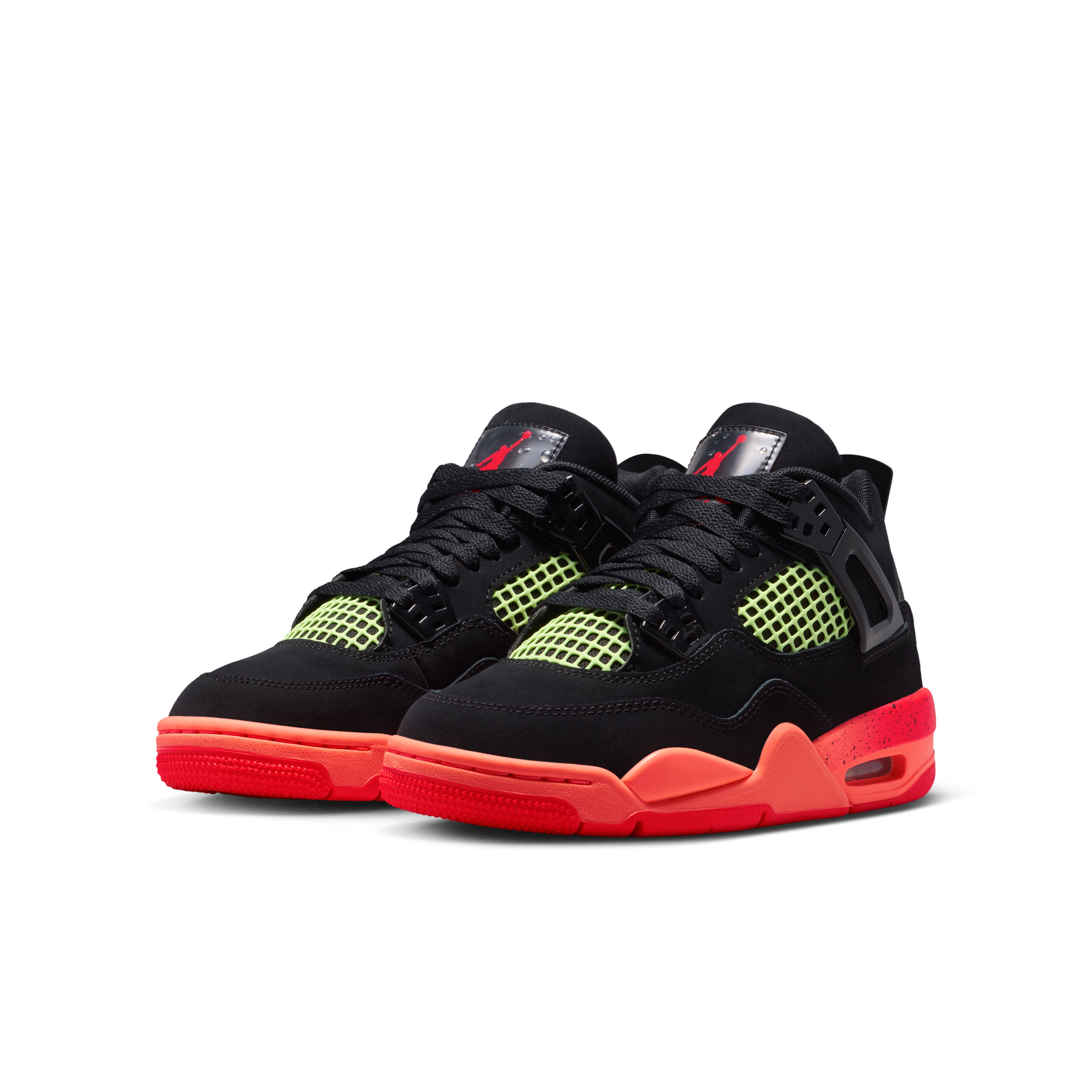 Air Jordan 4 Retro GS Black Infrared 23 Pair