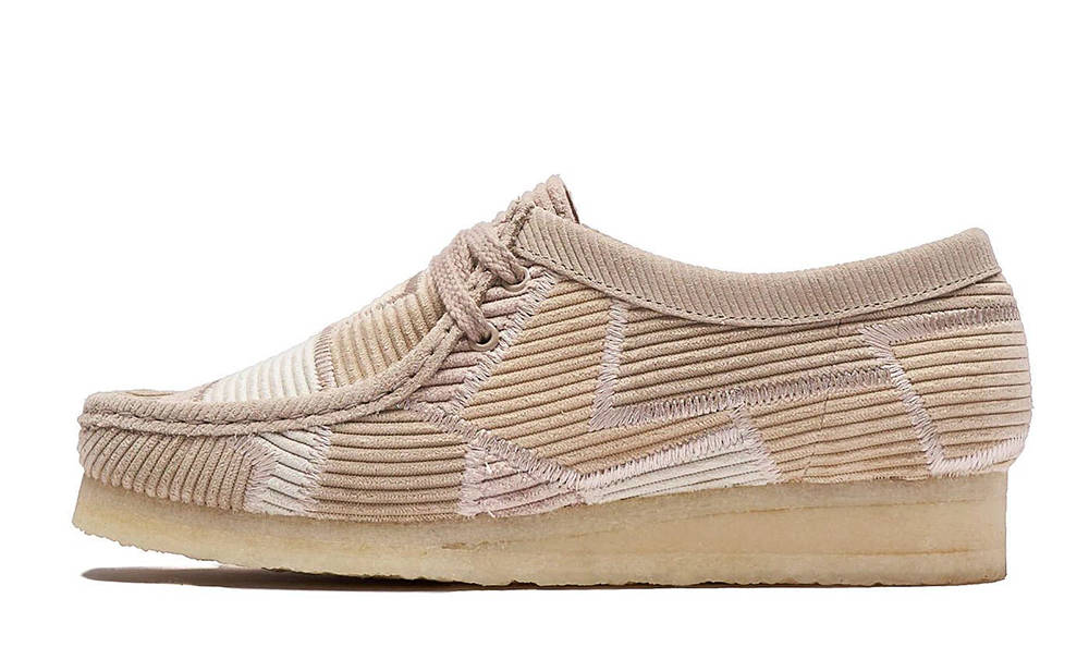 Aleali May x Clarks Wallabee Beige Corduroy 26185905