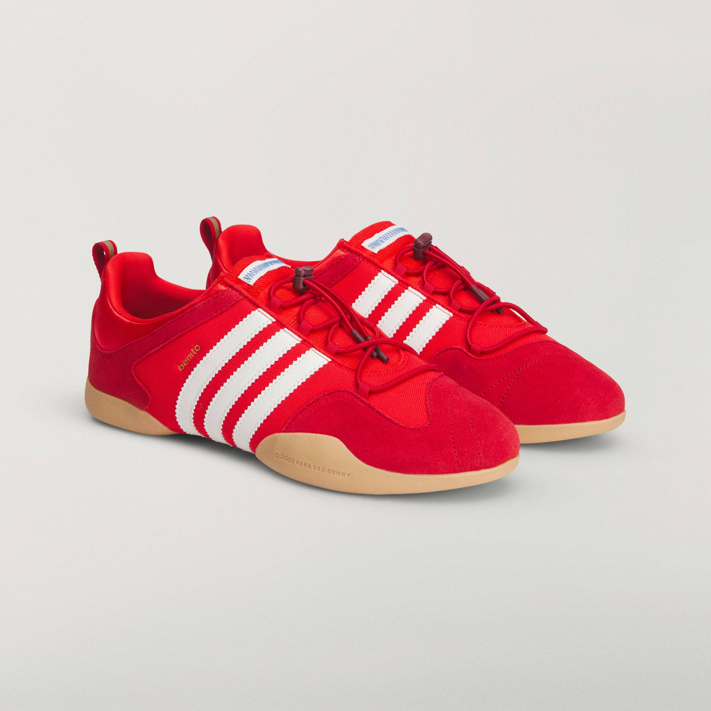 Bad Bunny x adidas Ballerina Vivid Red Pair