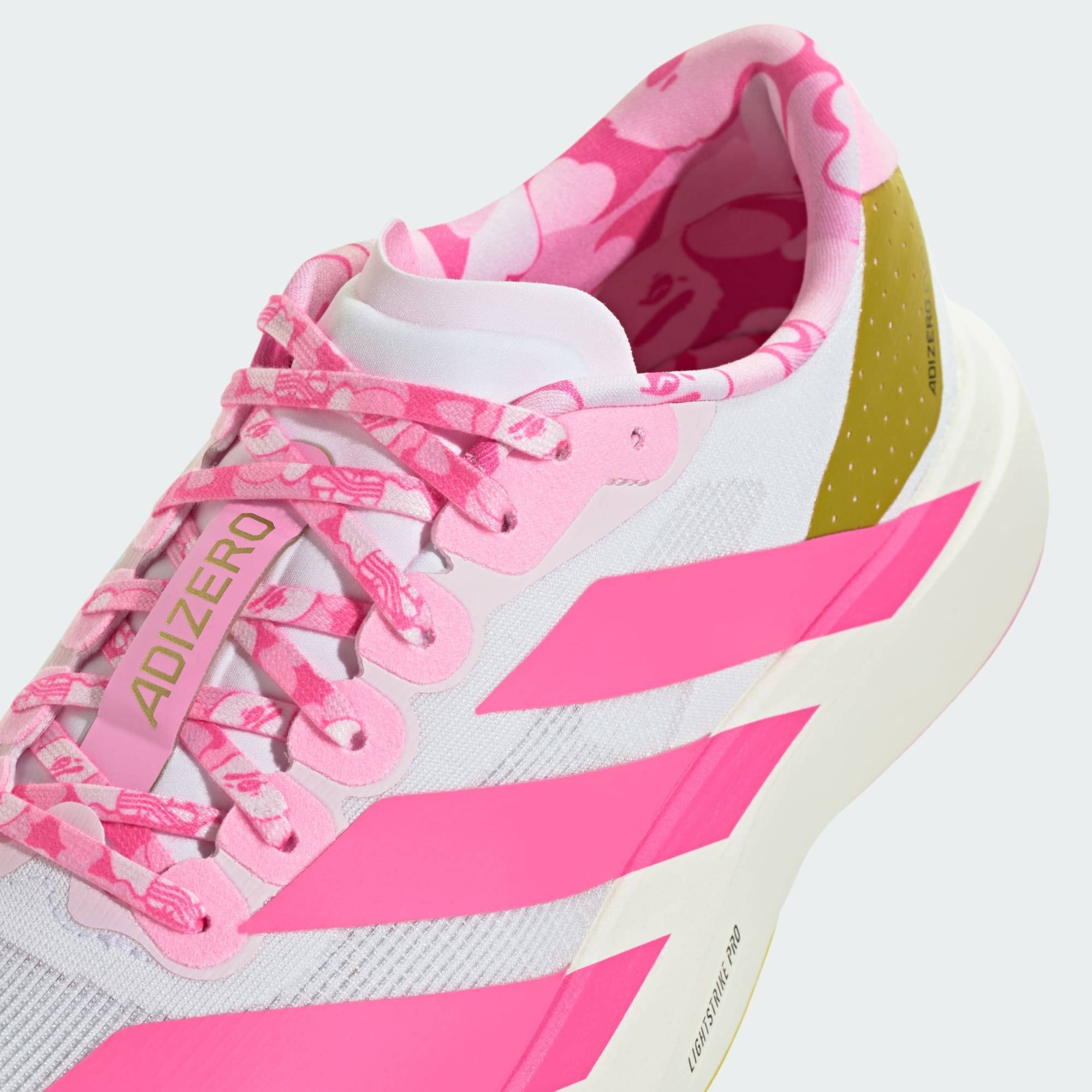 BAPE x adidas Adizero EVO SL Blue Pink Gold KJ5751 tognue