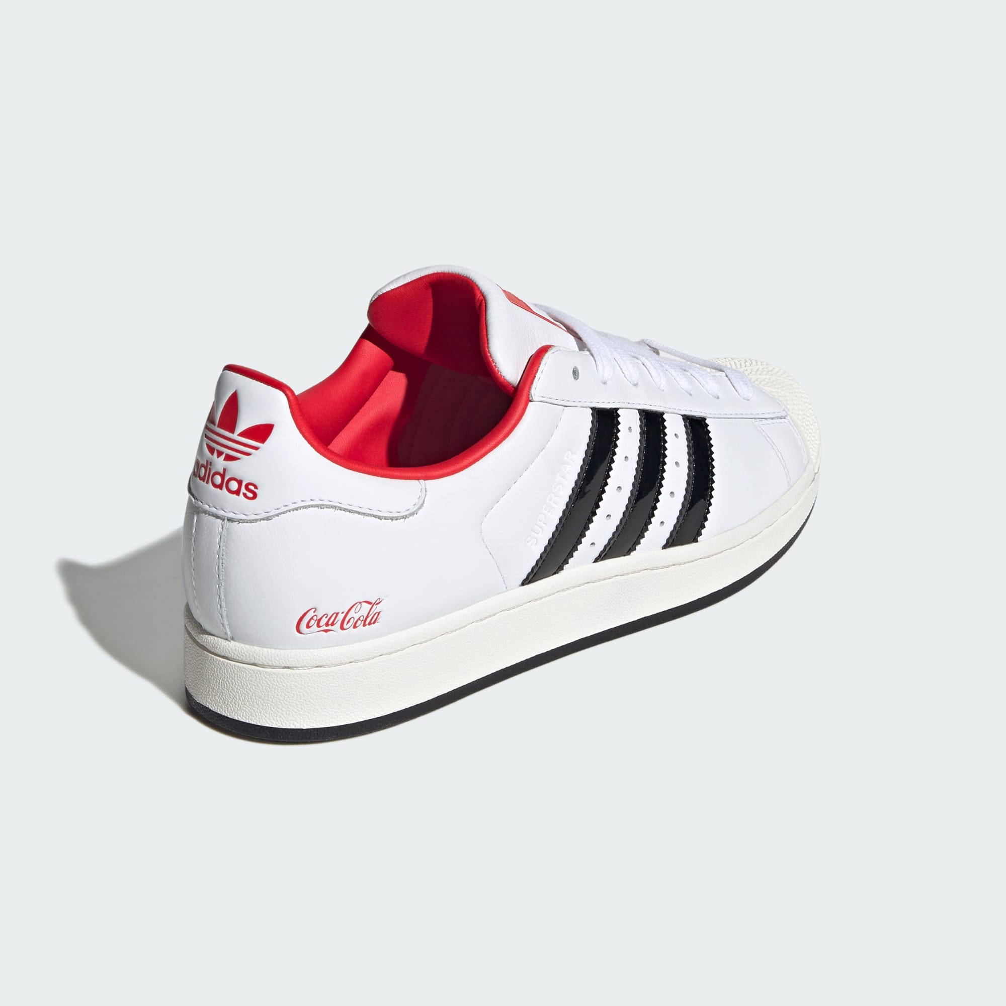 Coca-Cola x adidas Superstar II White Black Back