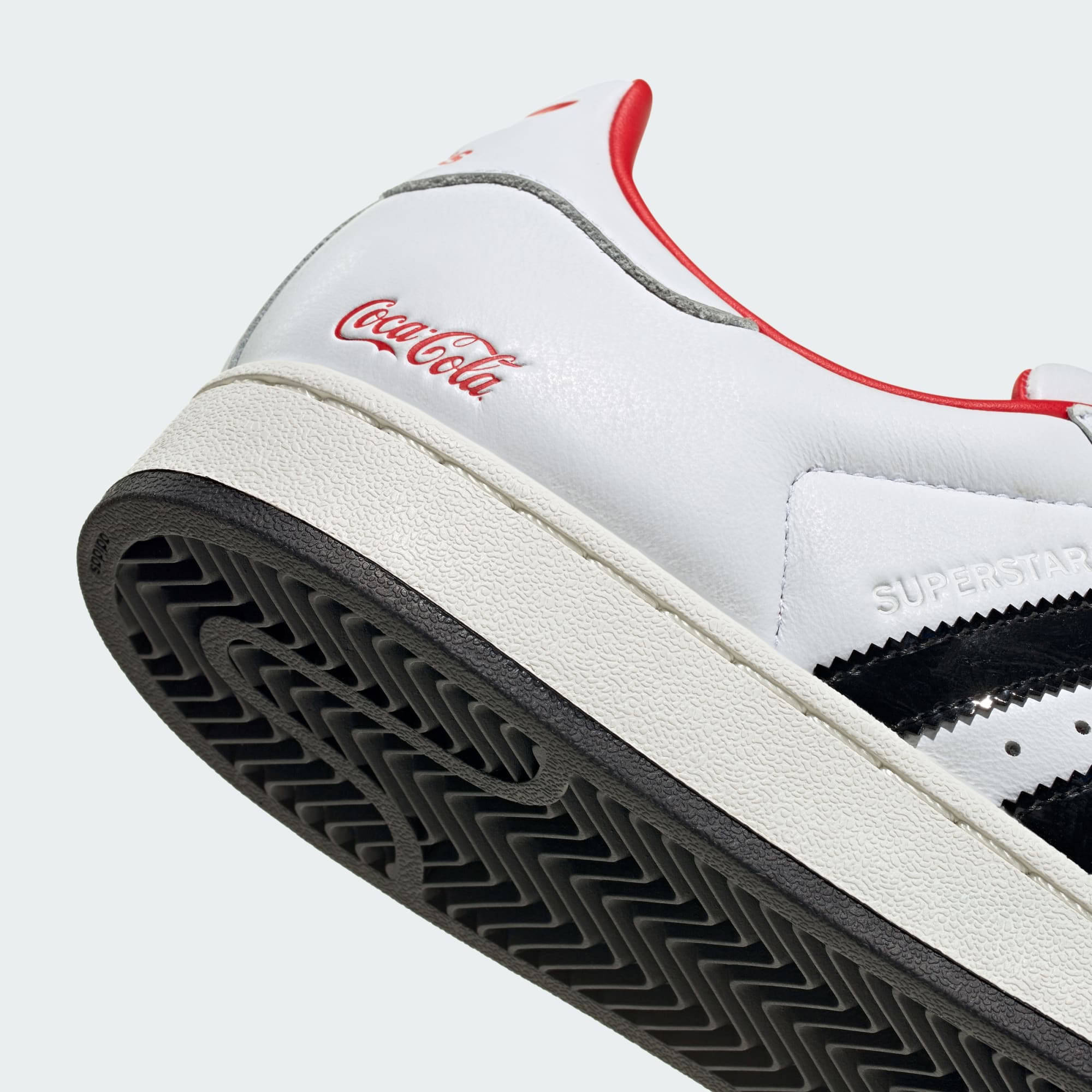Coca-Cola x adidas Superstar II White Black Detail