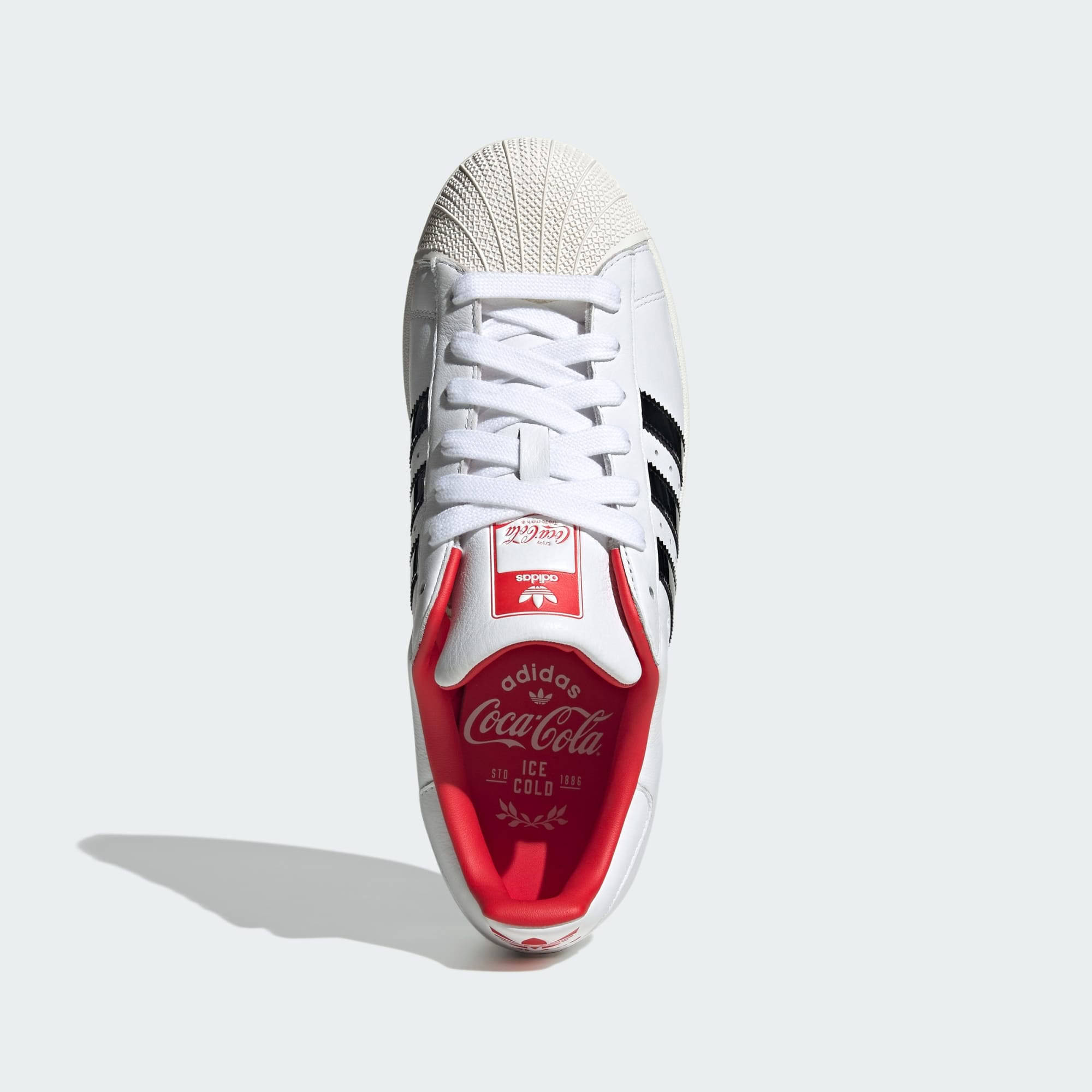Coca-Cola x adidas Superstar II White Black Top
