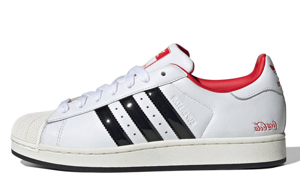 Coca-Cola x adidas Superstar II White Black