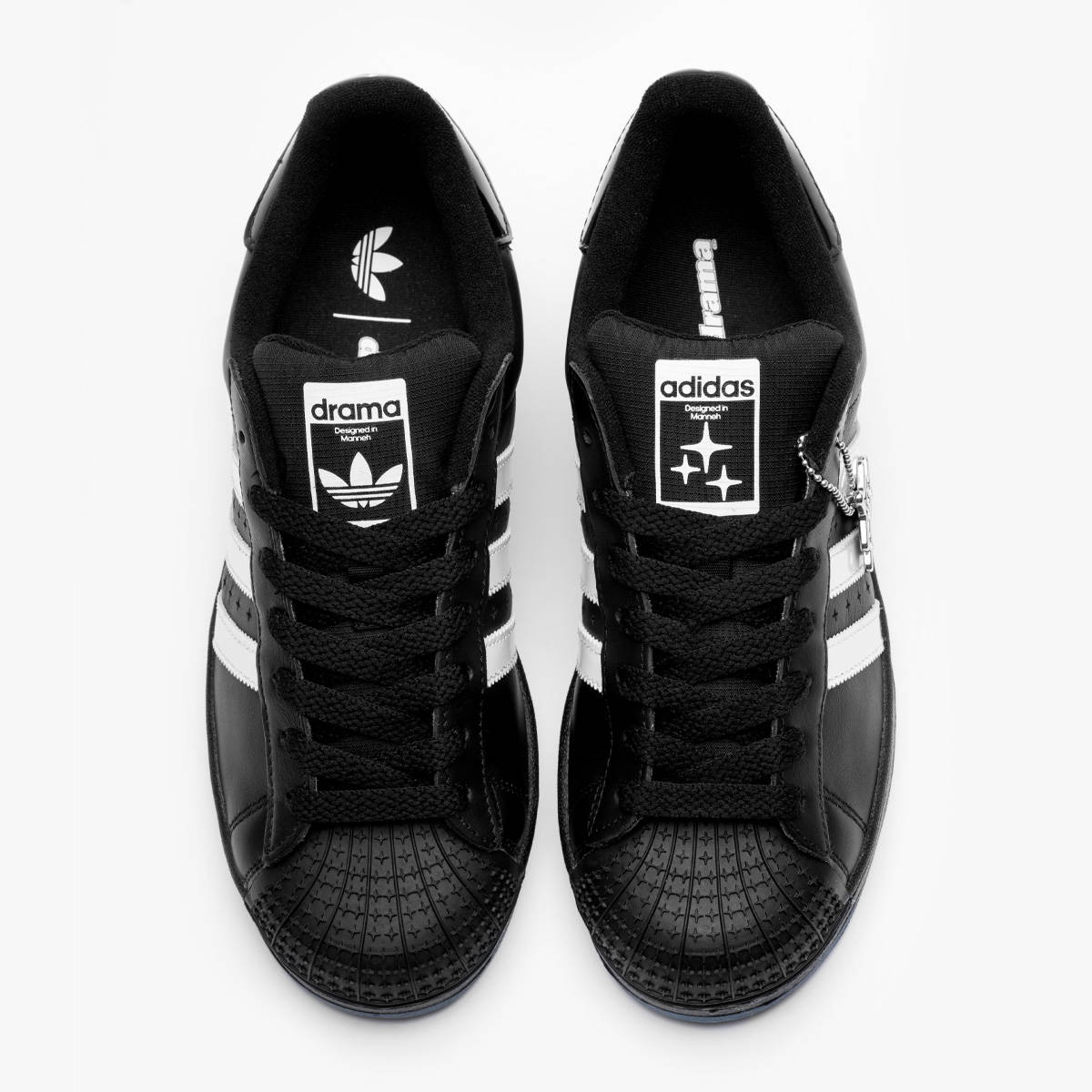 Drama Call x adidas Superstar II Black White
