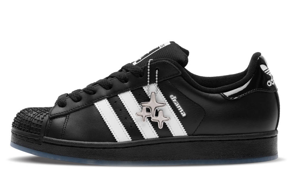 Drama Call x adidas Superstar II Black White