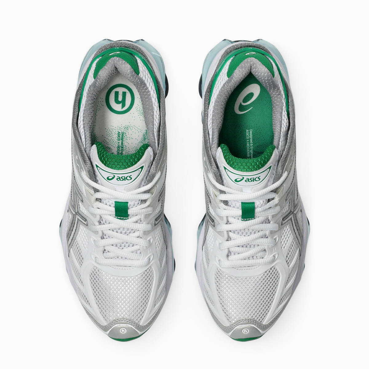 HIDDEN.NY x ASICS GEL-Kinetic 2.0 White Green Top