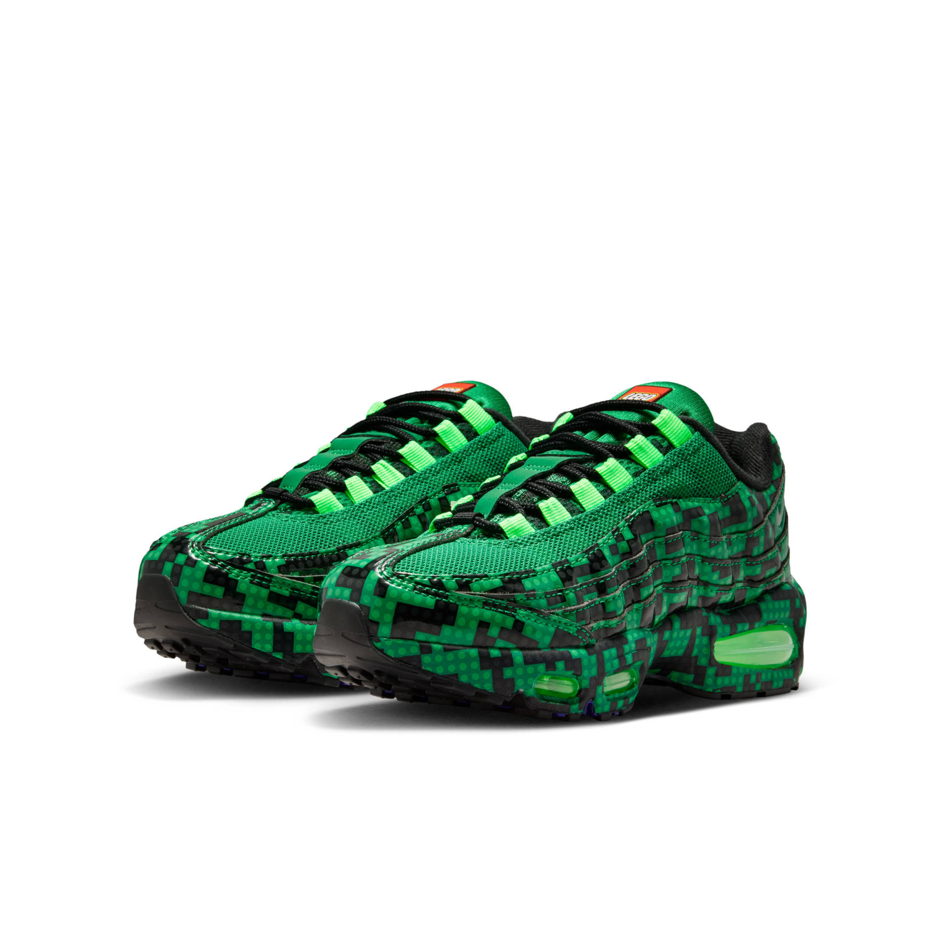 LEGO x Nike Air Max 95 GS Lucky Green Pair