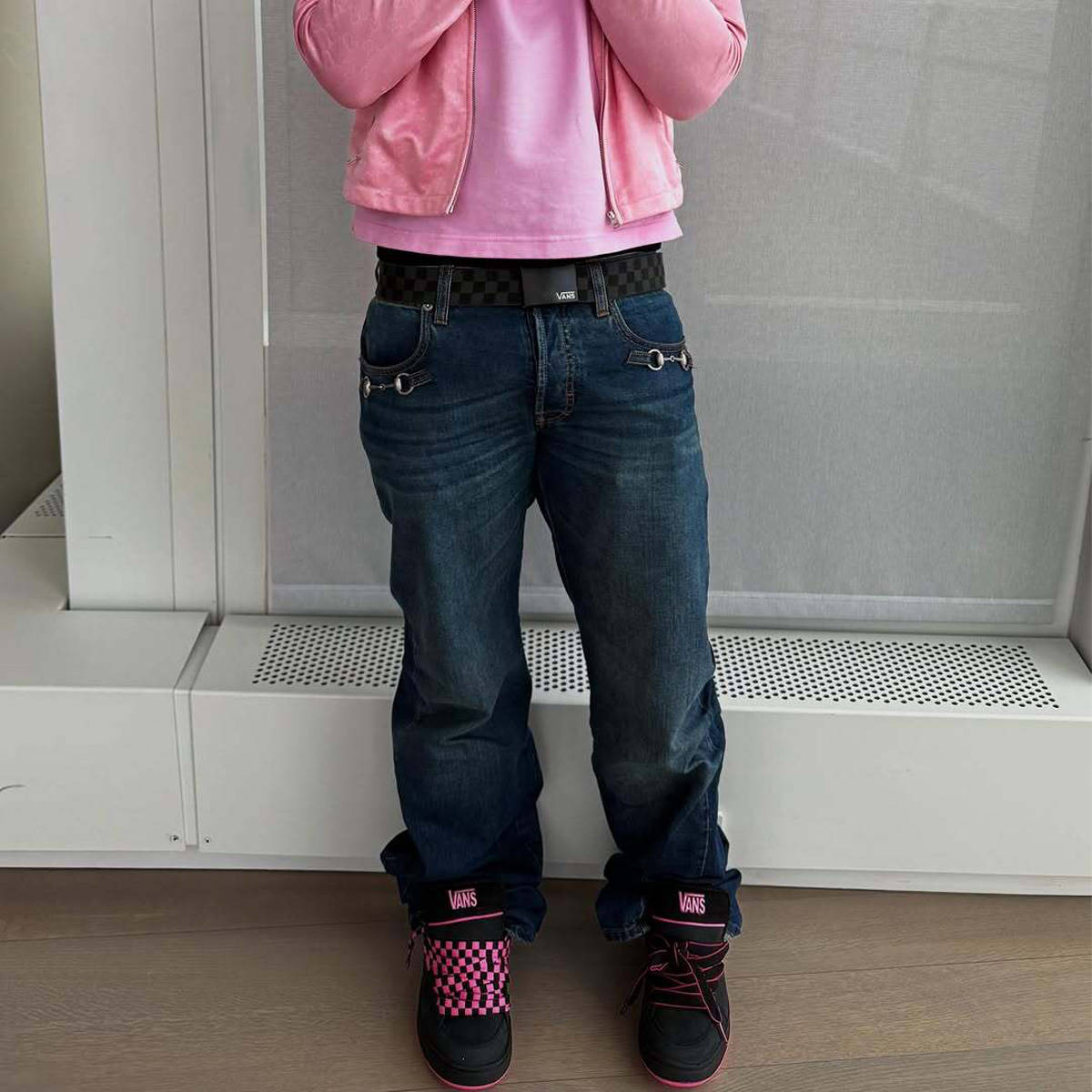 Lil Uzi x Vans Lynzie Black Pink On Feet