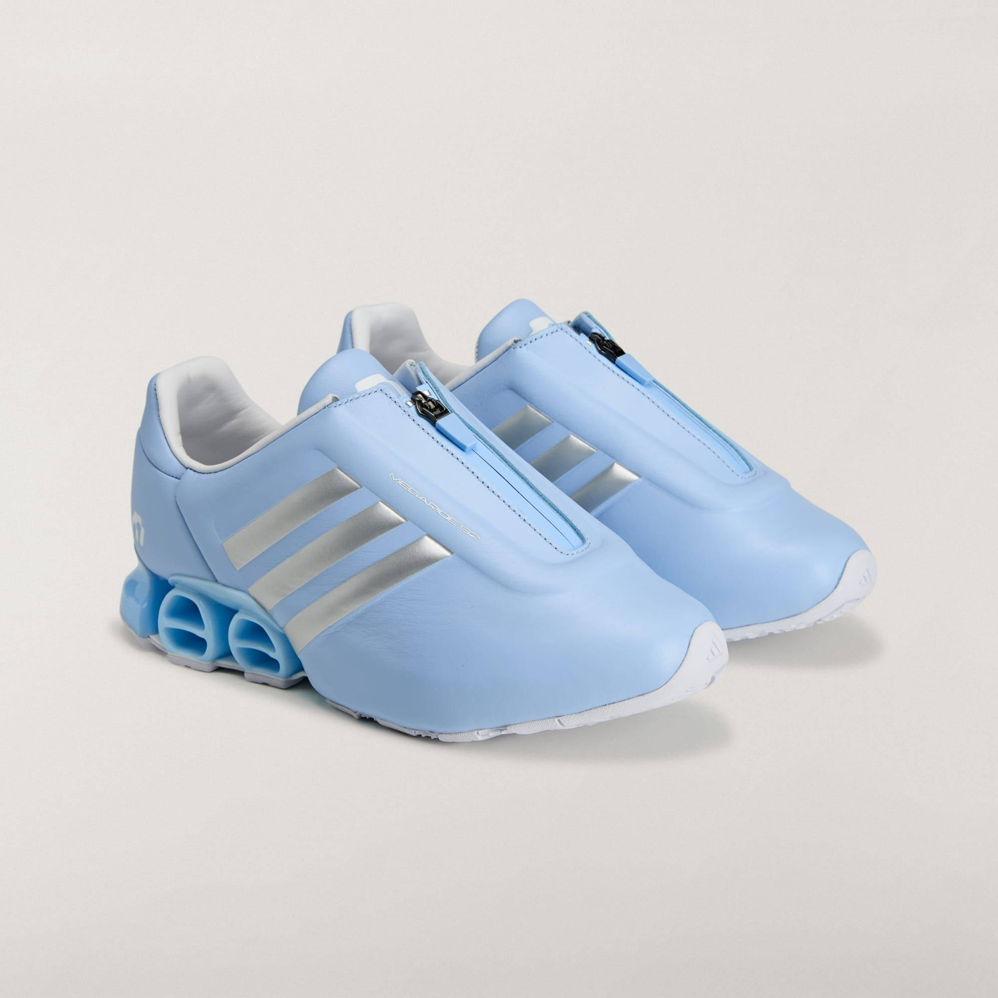 Miaou x adidas Megaride 52 Glow Blue KI0064 front