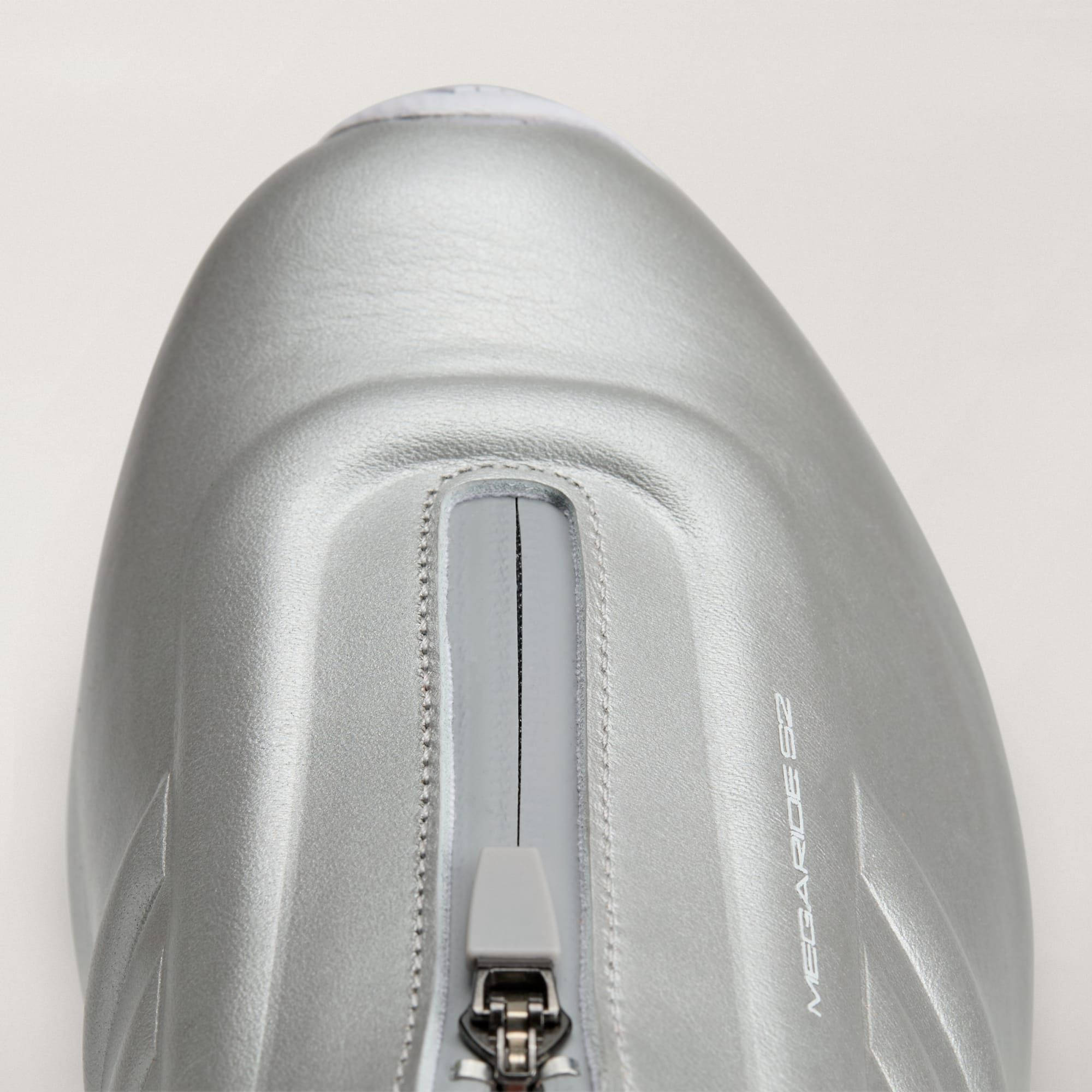 Miaou x adidas Megaride 52 Silver Orange KJ9468 toe