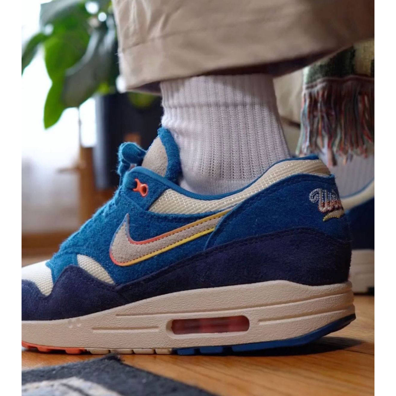 Nike Air Max 1 Milwaukee Brewers Blue IQ2938-400 heel
